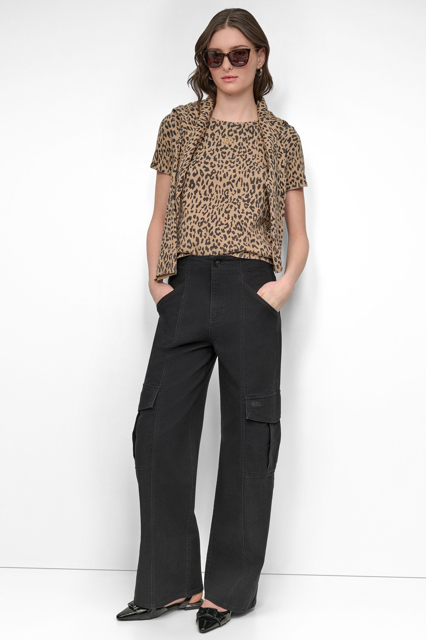 CHEETAH PRINT SWEATER TEE