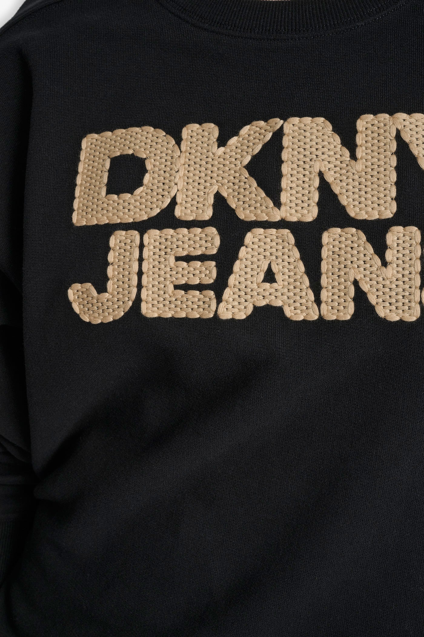 STACKED BASKETWEAVE LOGO SWEATSHIRT