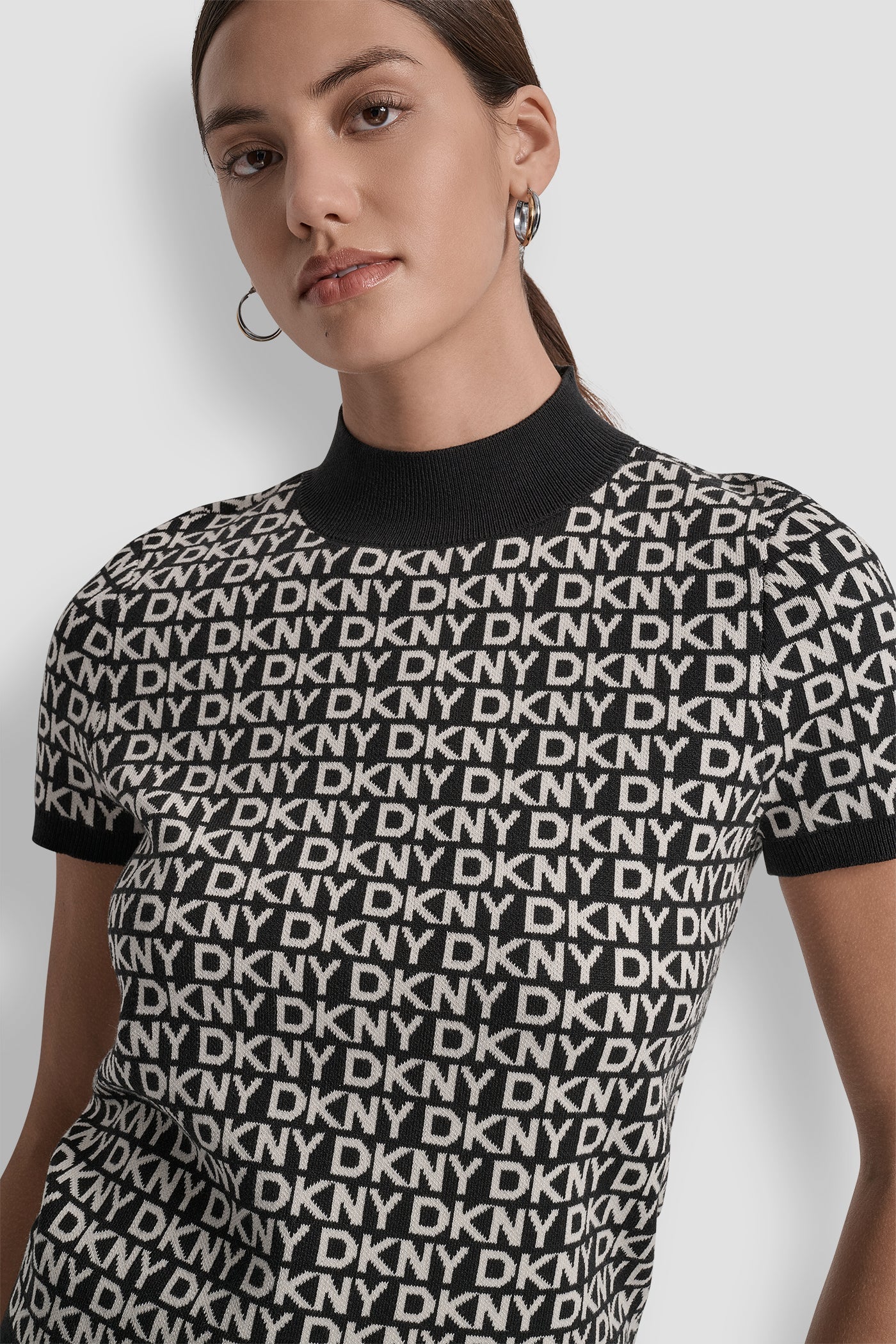 LOGO JACQUARD TOP