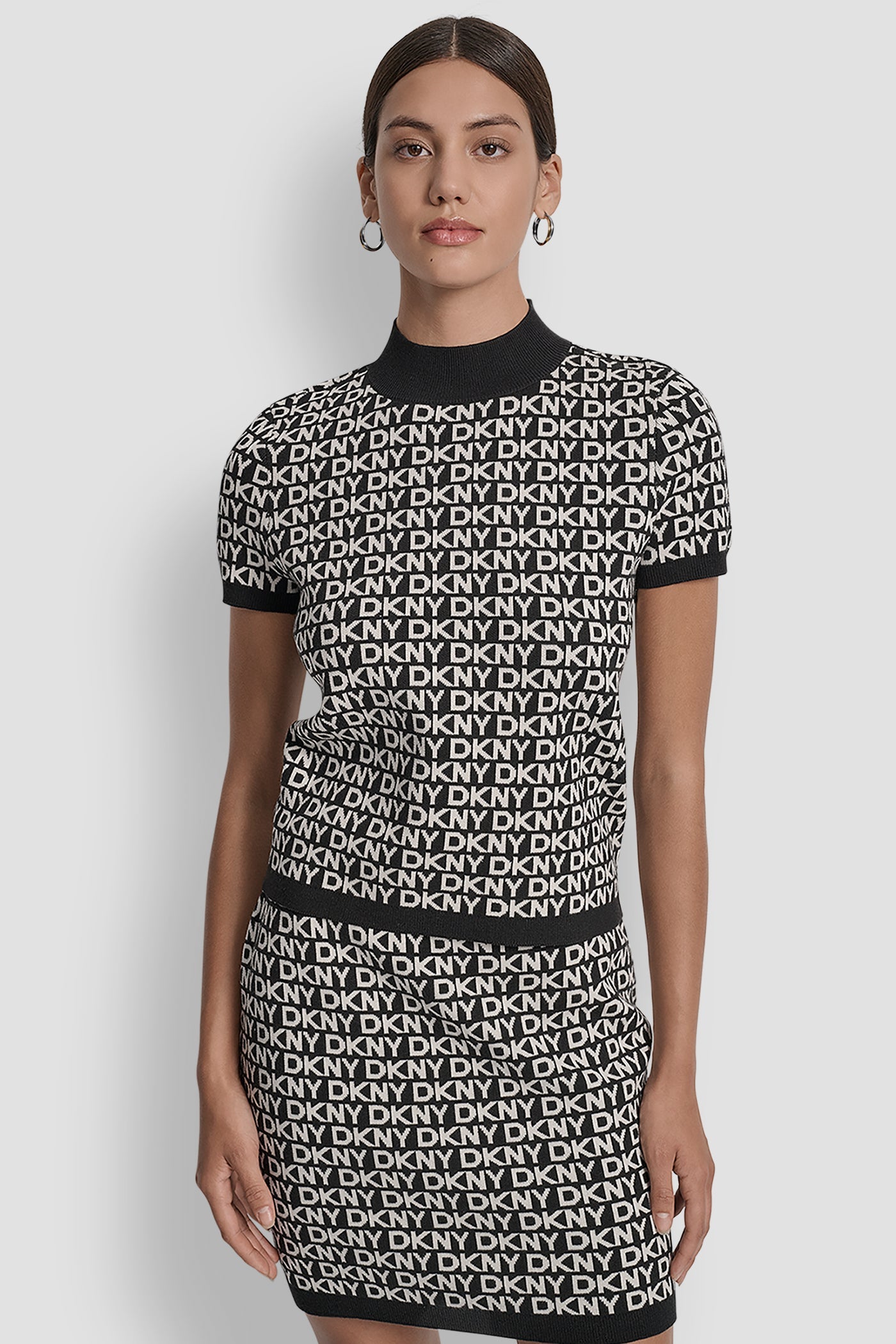 LOGO JACQUARD TOP