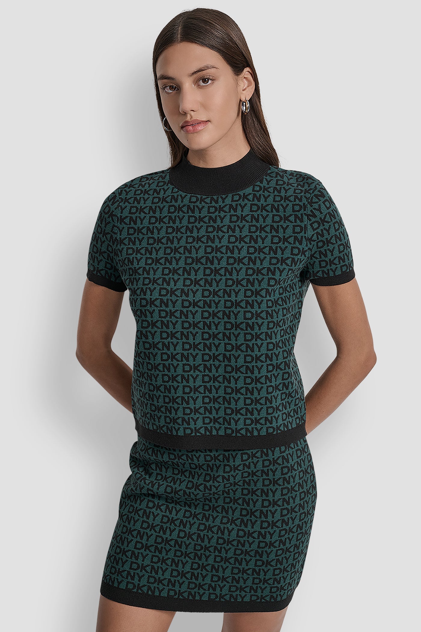 LOGO JACQUARD TOP