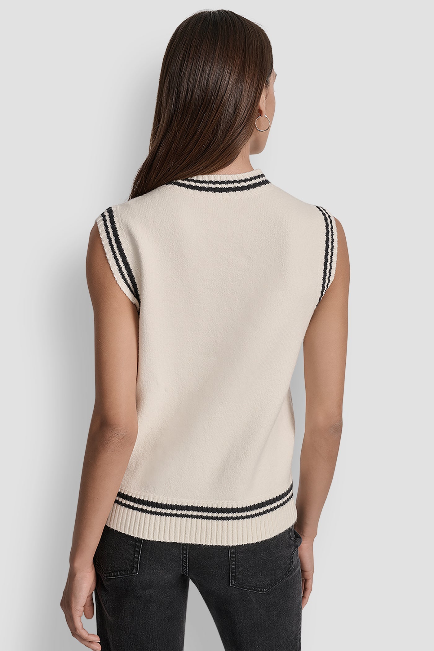 LOGO-JACQUARD SWEATER VEST