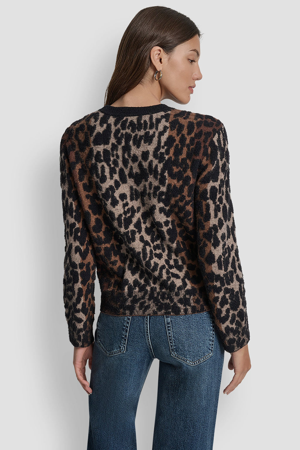 LEOPARD OMBRÉ SWEATER