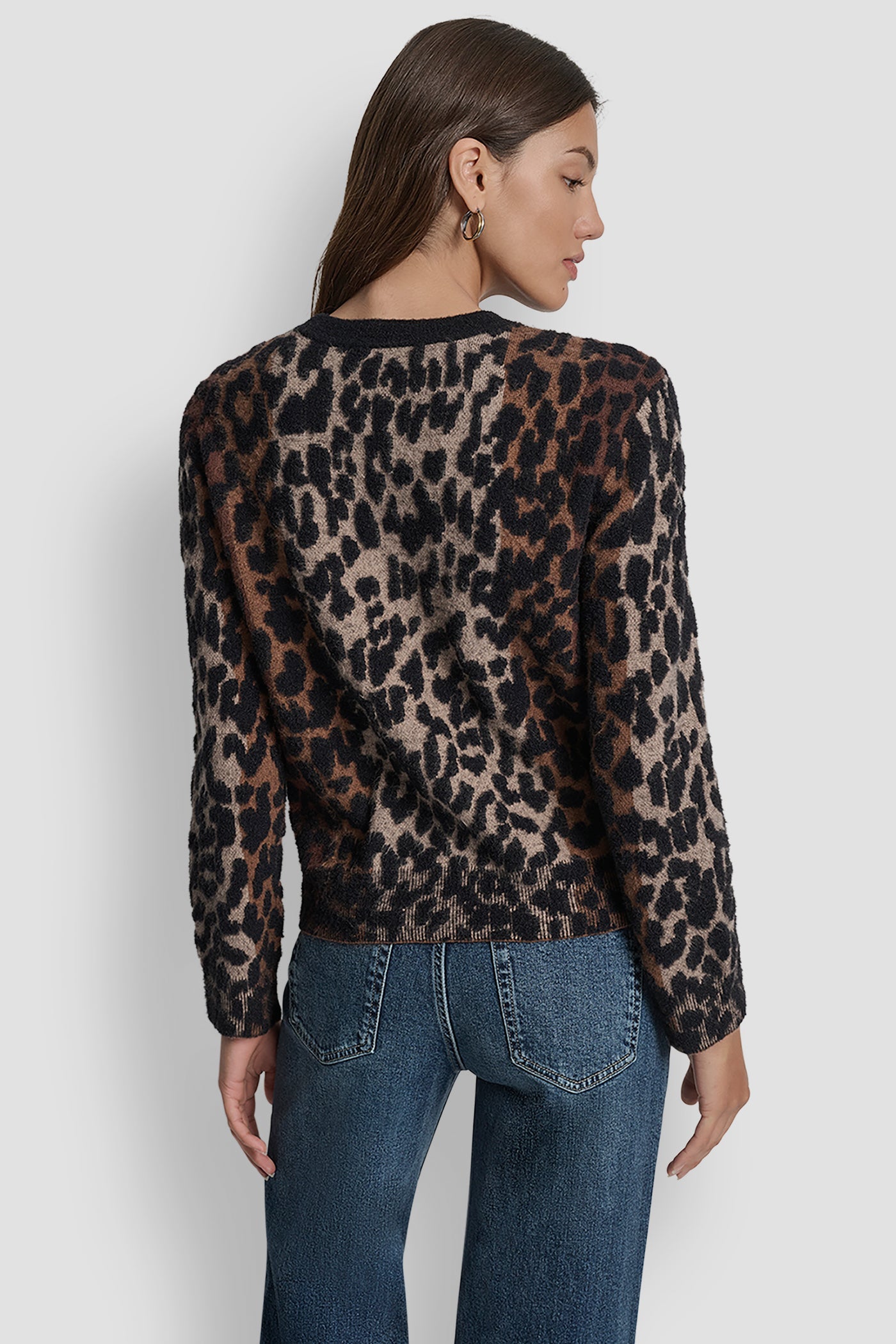 LEOPARD OMBRÉ SWEATER