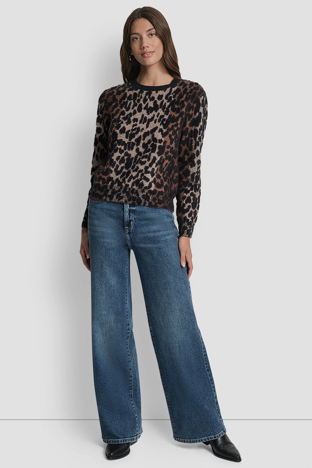 LEOPARD OMBRÉ SWEATER