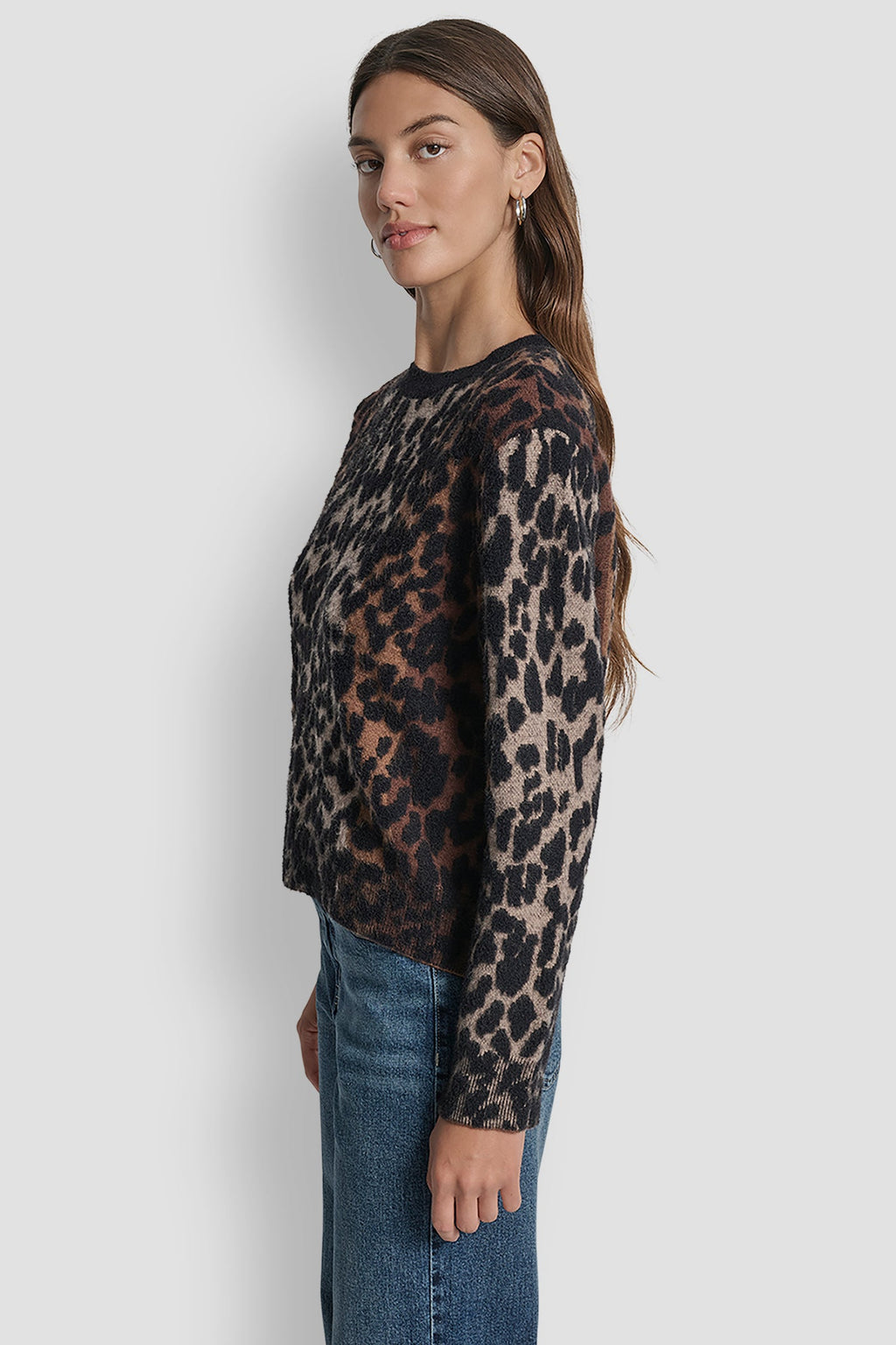 LEOPARD OMBRÉ SWEATER