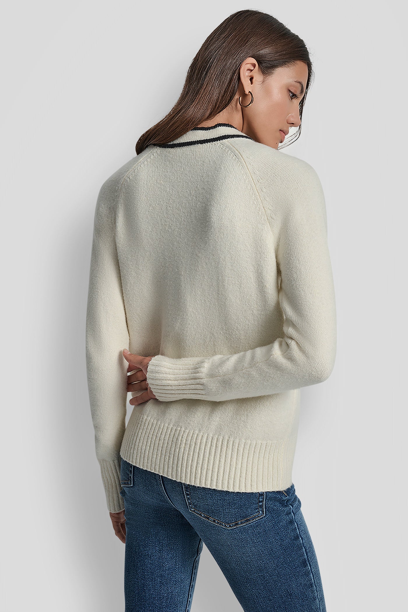 TIPPED CARDIGAN