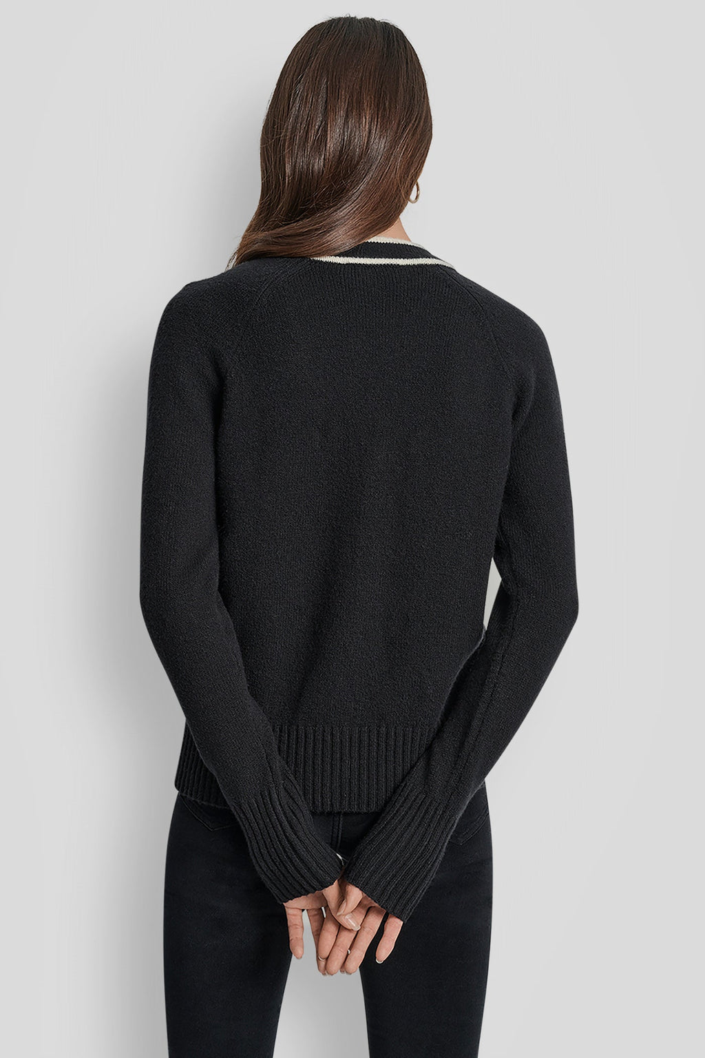 TIPPED CARDIGAN