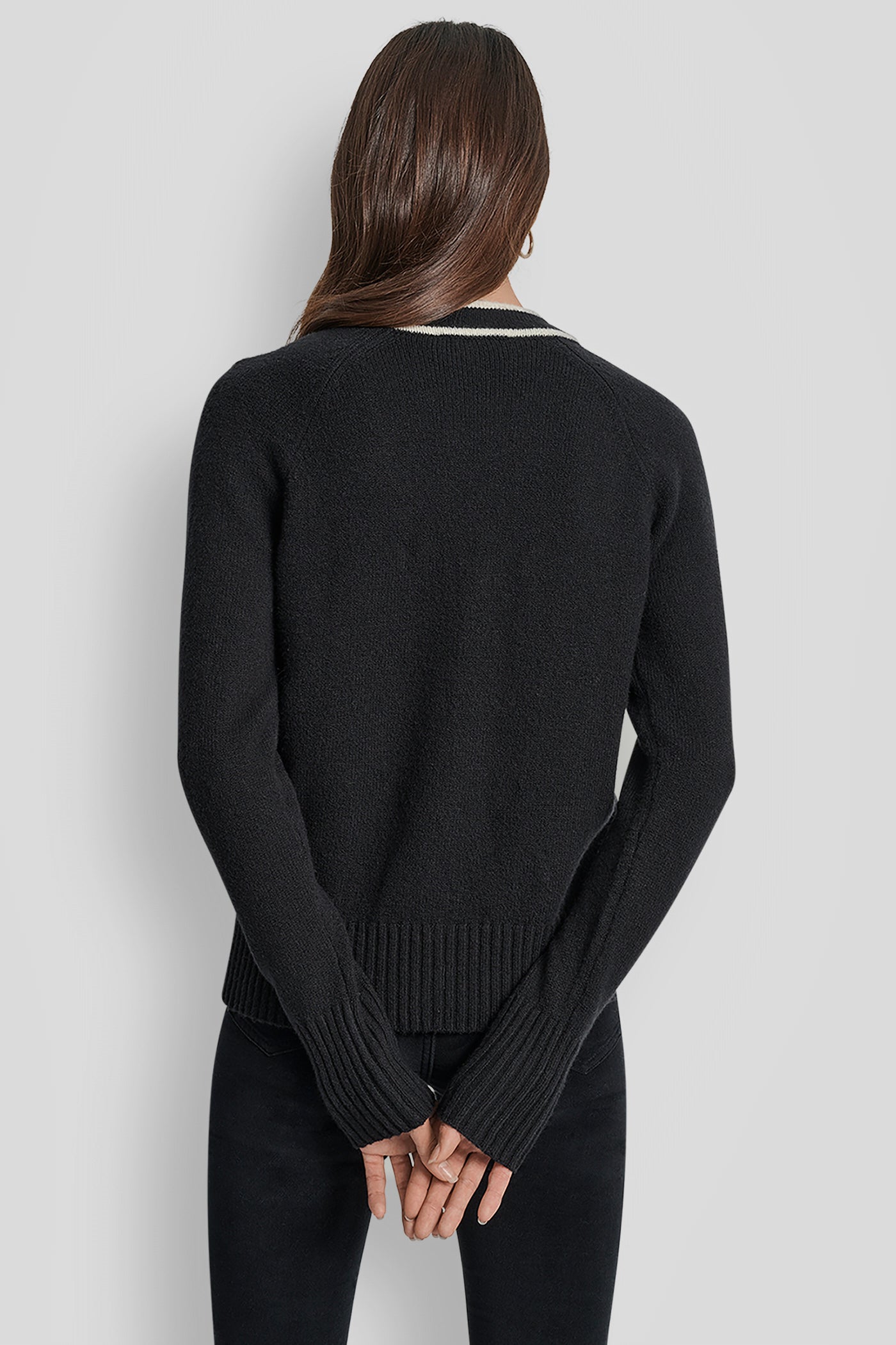 TIPPED CARDIGAN