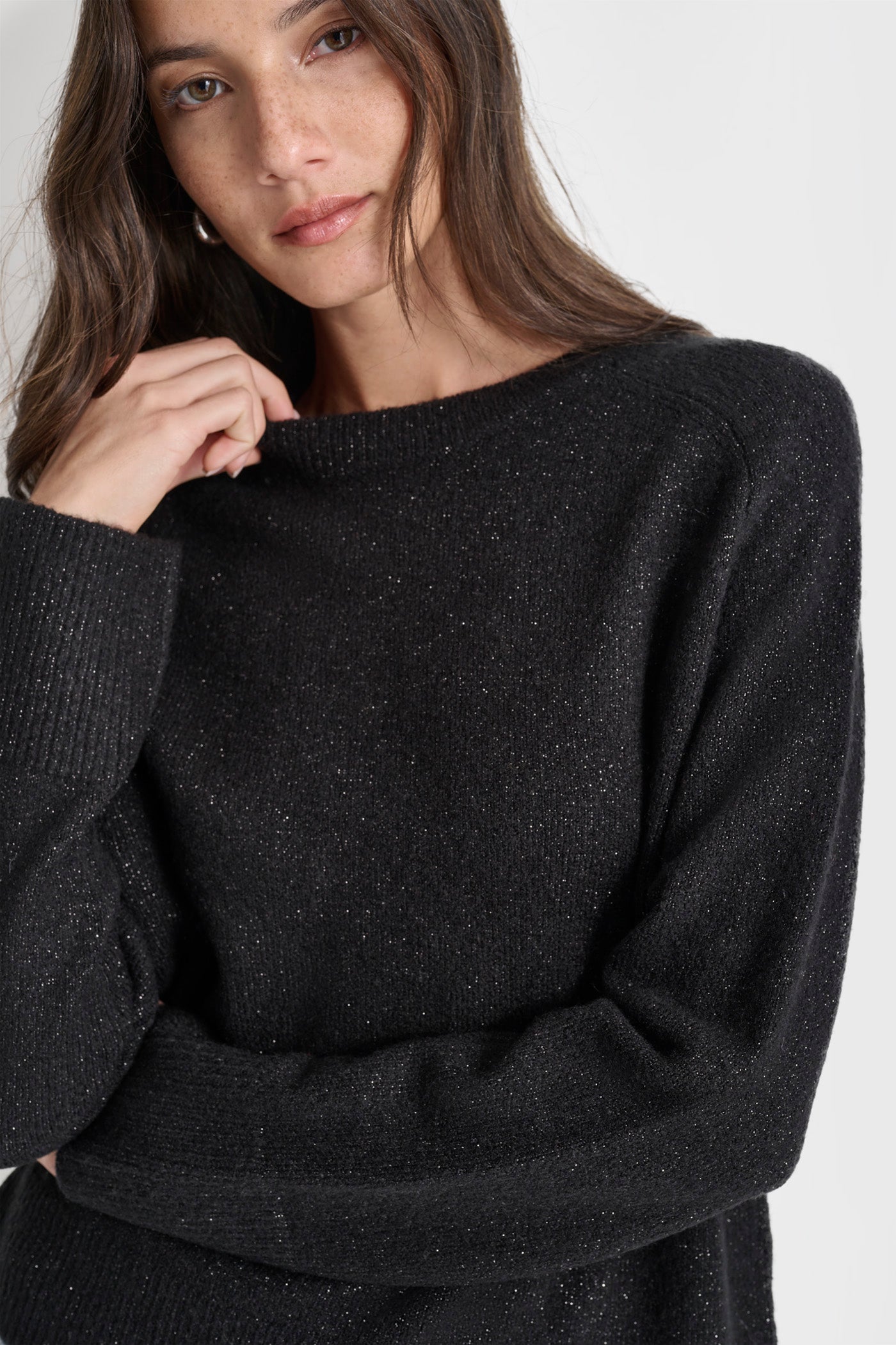 METALLIC SWEATER