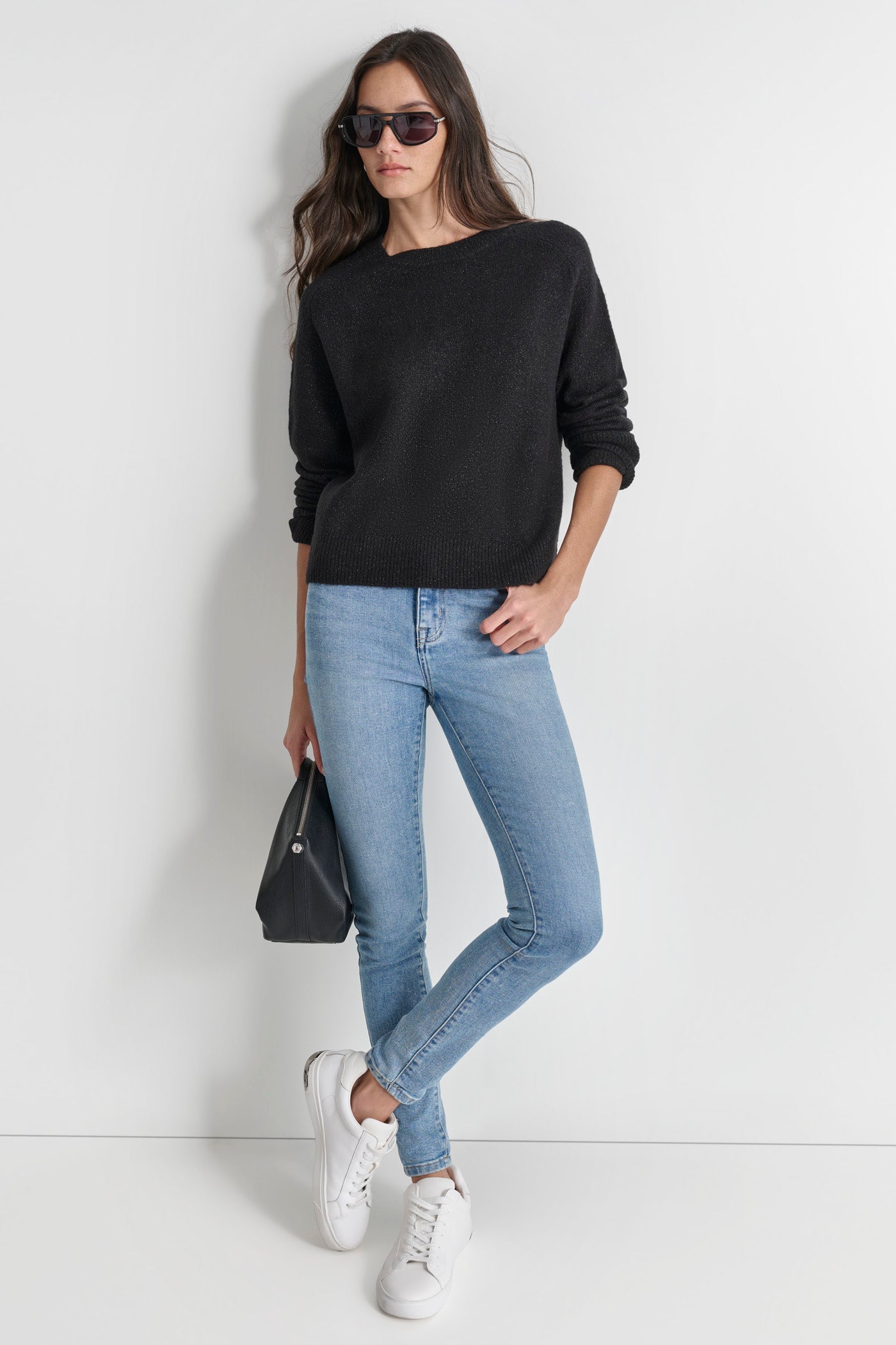 METALLIC SWEATER