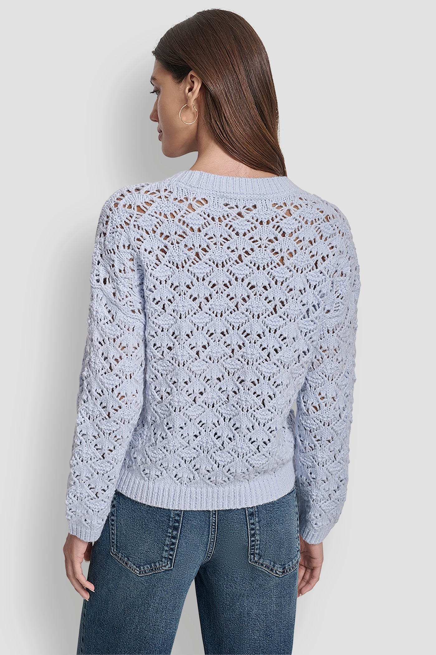 POINTELLE STITCH SWEATER