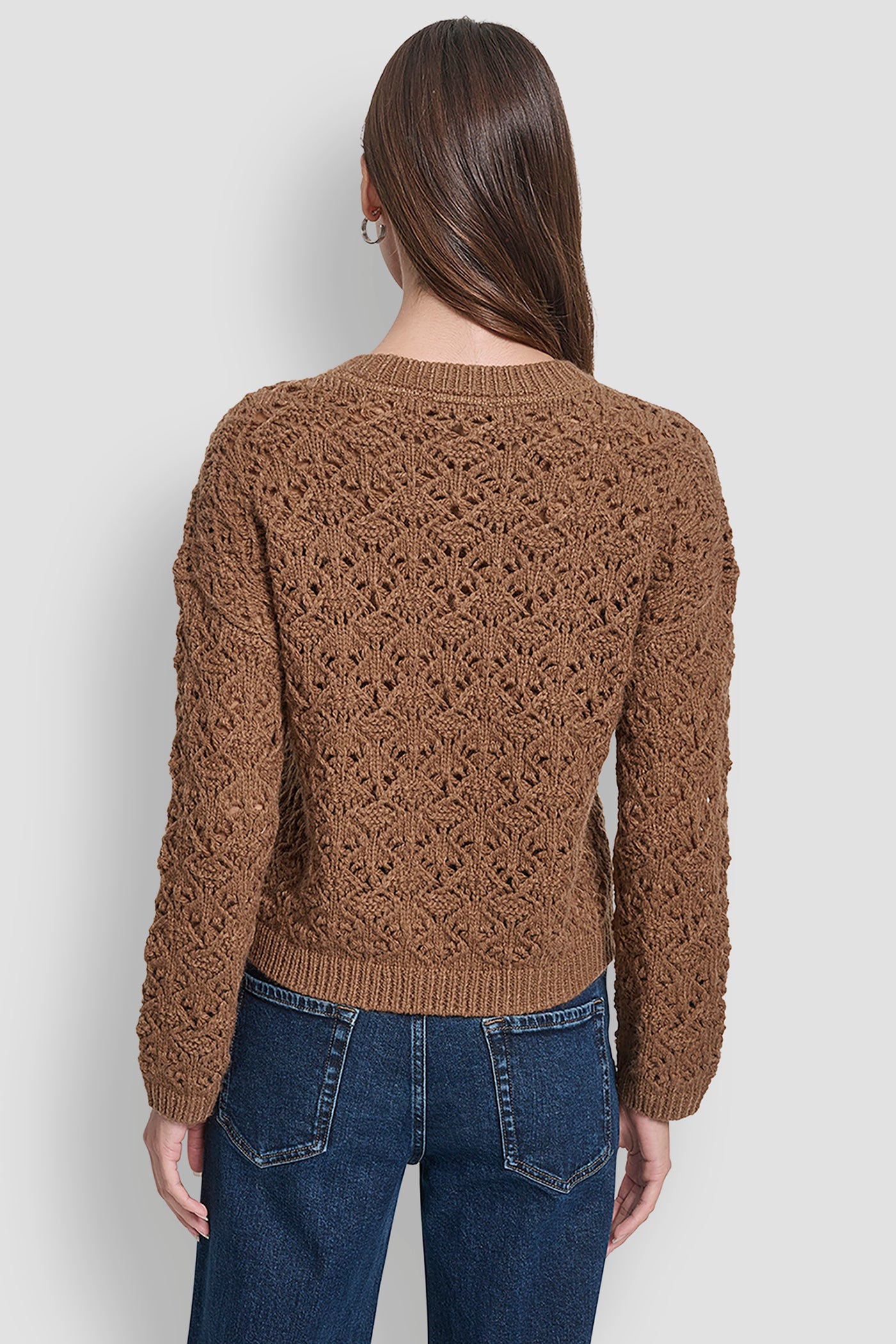 POINTELLE STITCH SWEATER