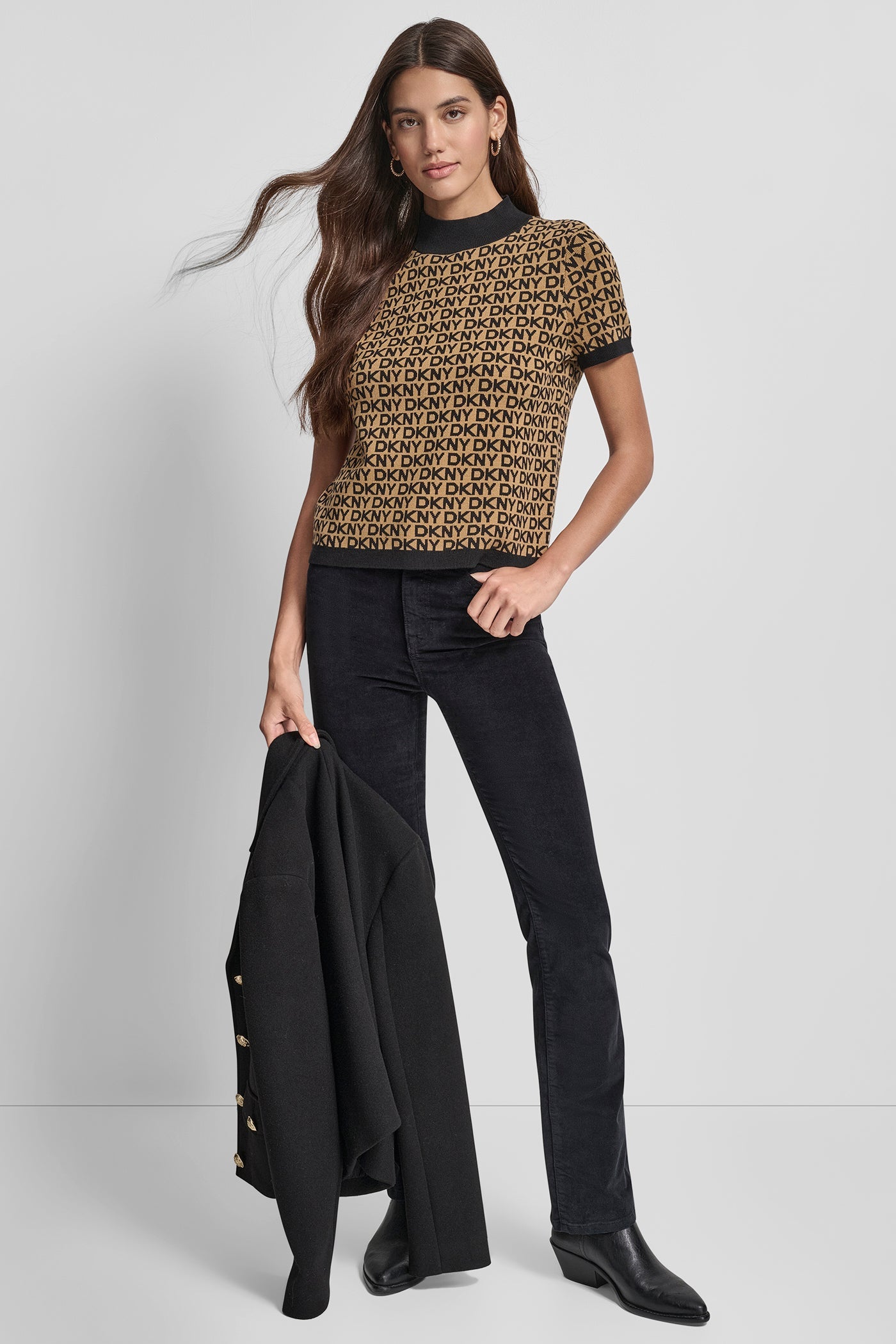 LOGO JACQUARD TOP