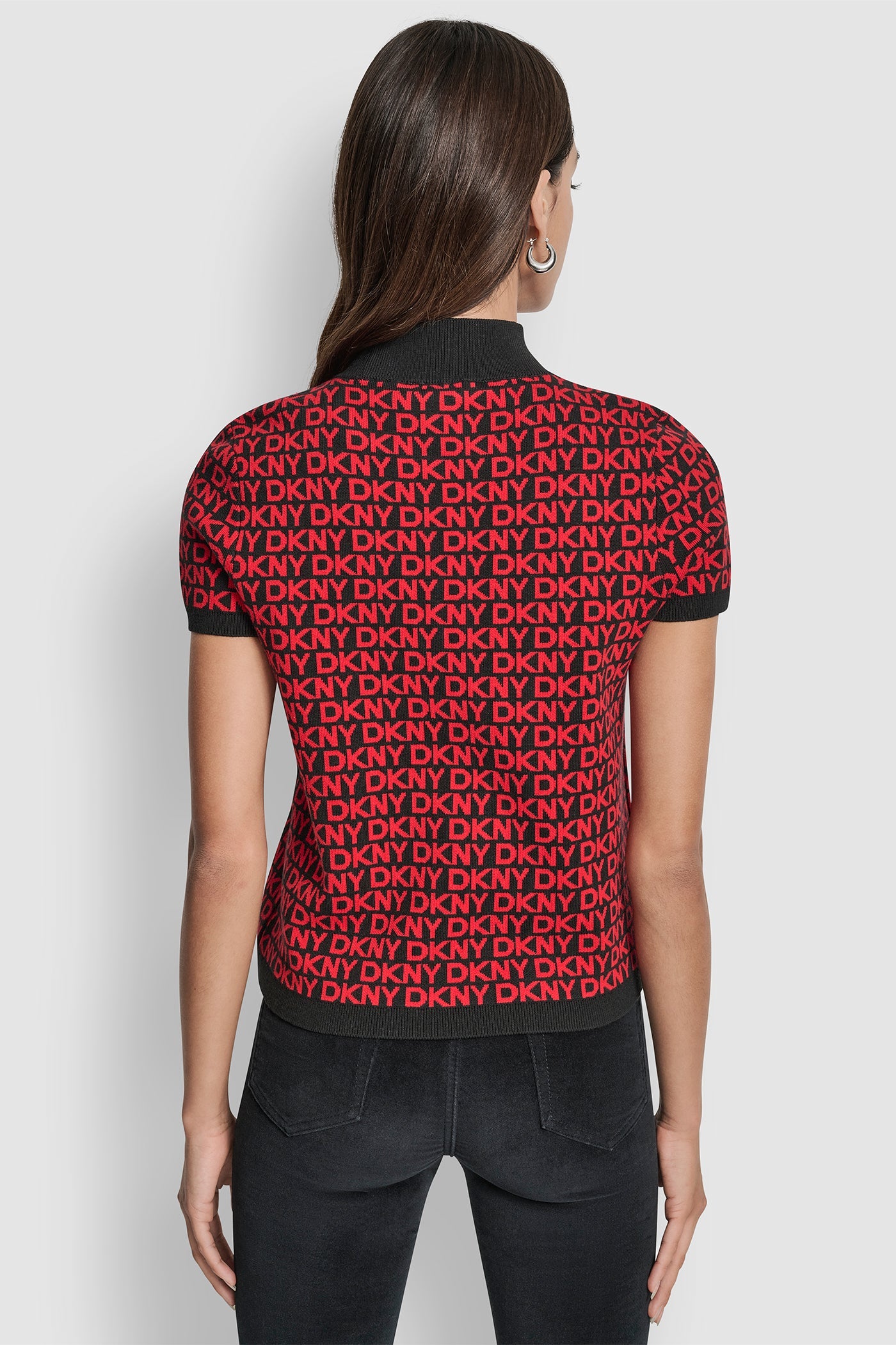LOGO JACQUARD TOP