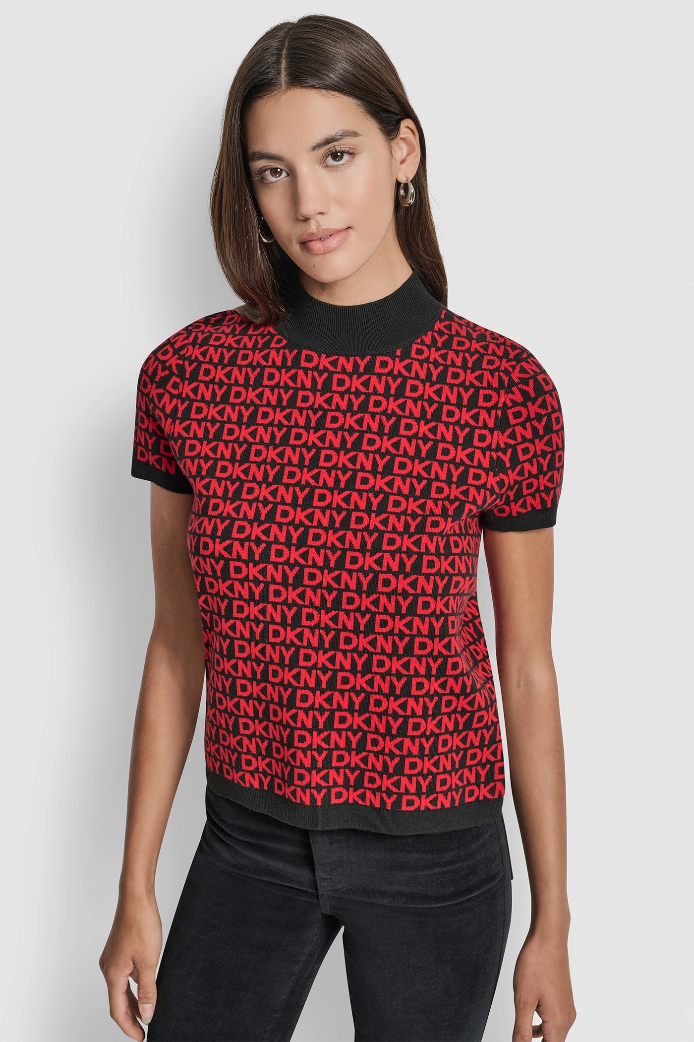 LOGO JACQUARD TOP