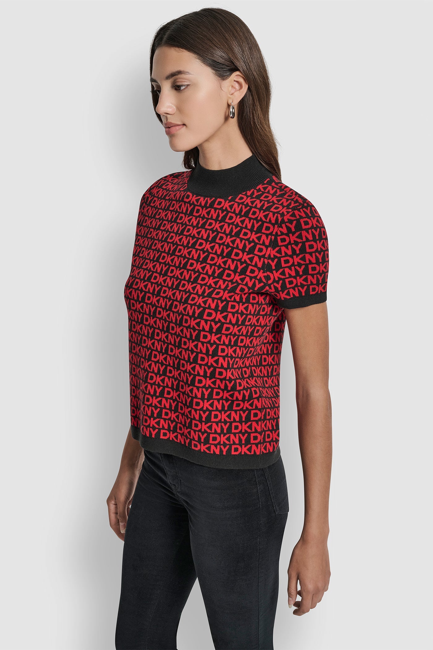 LOGO JACQUARD TOP