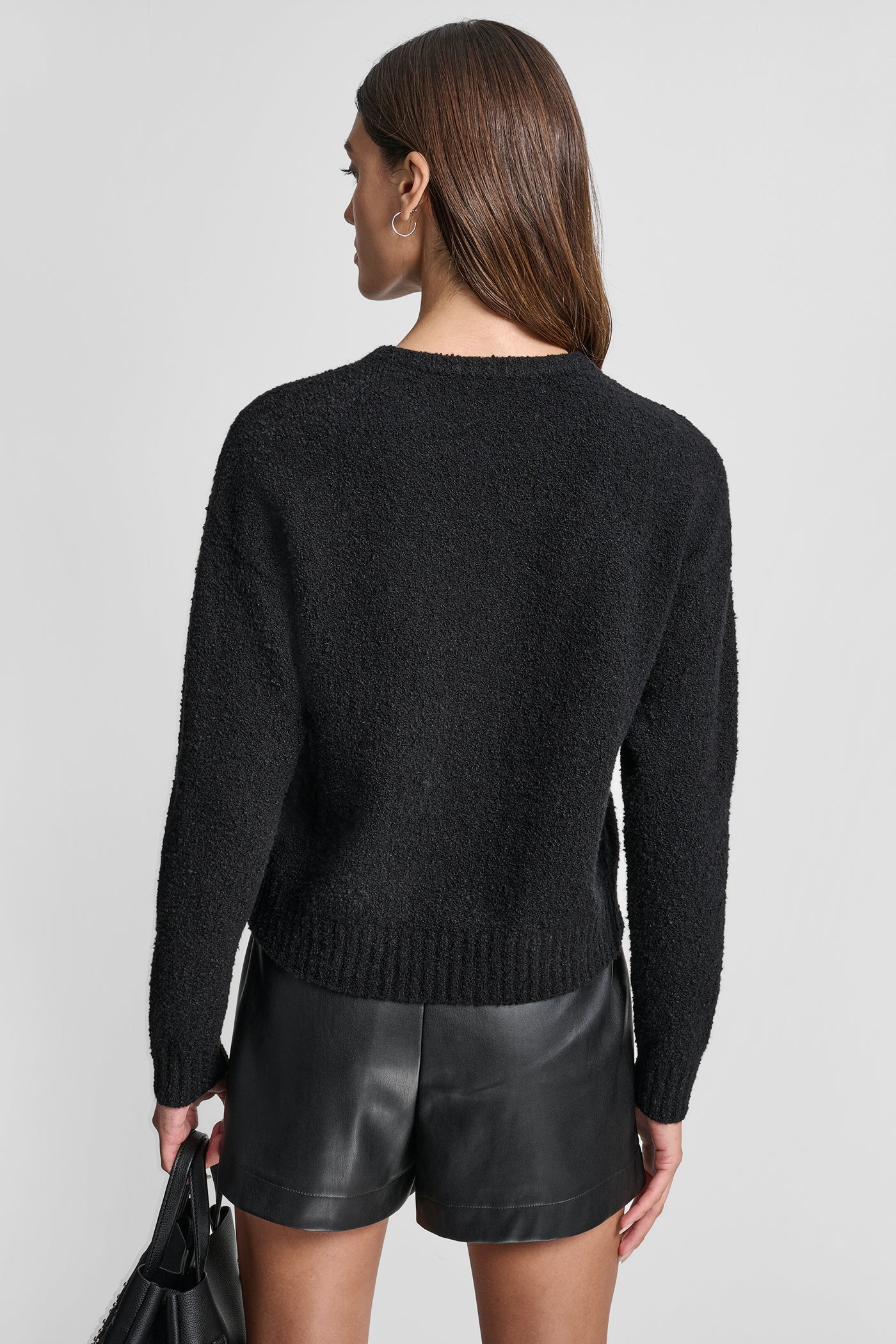 TINSEL LOGO BOUCLE SWEATER