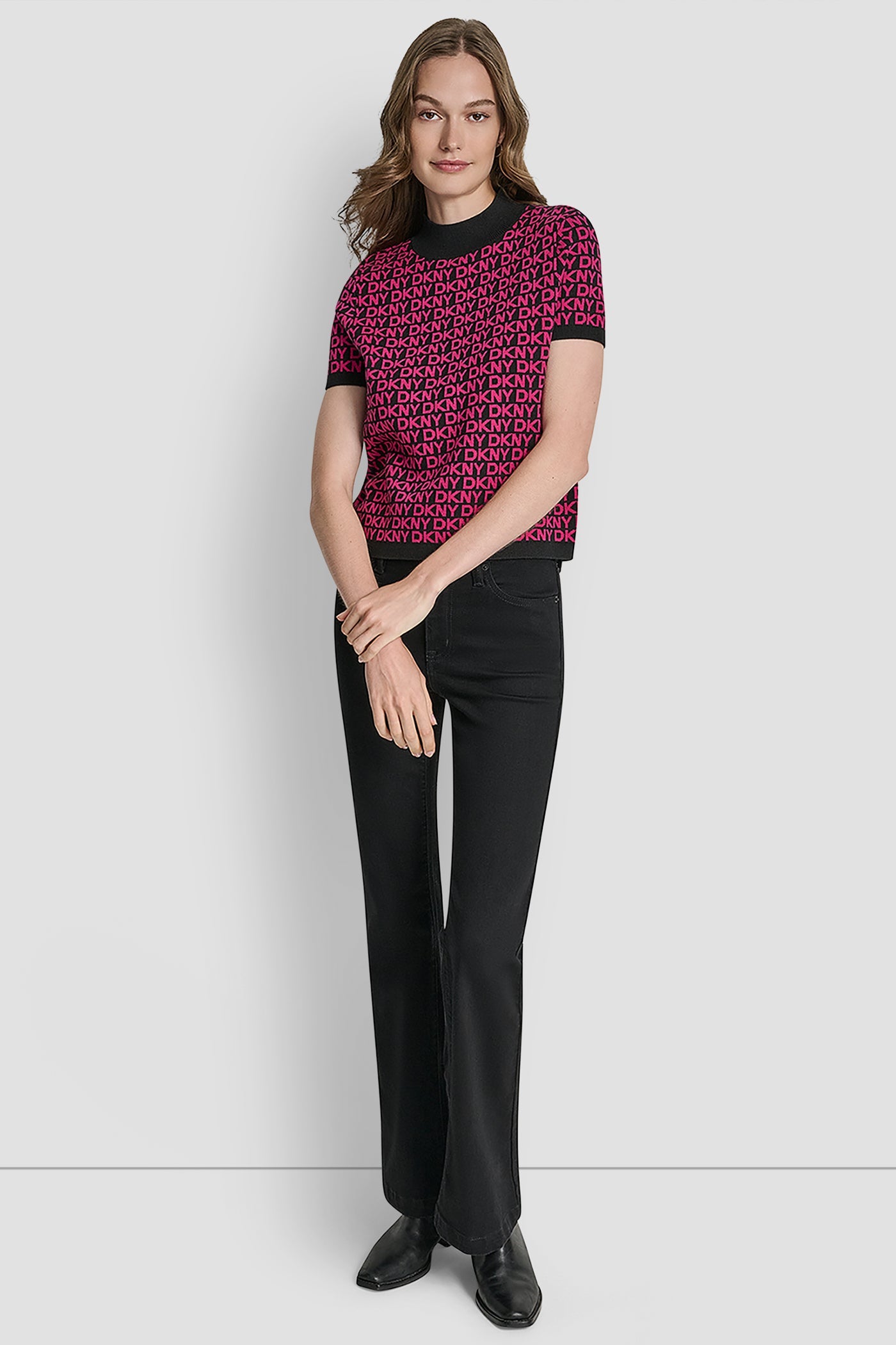 LOGO JACQUARD TOP