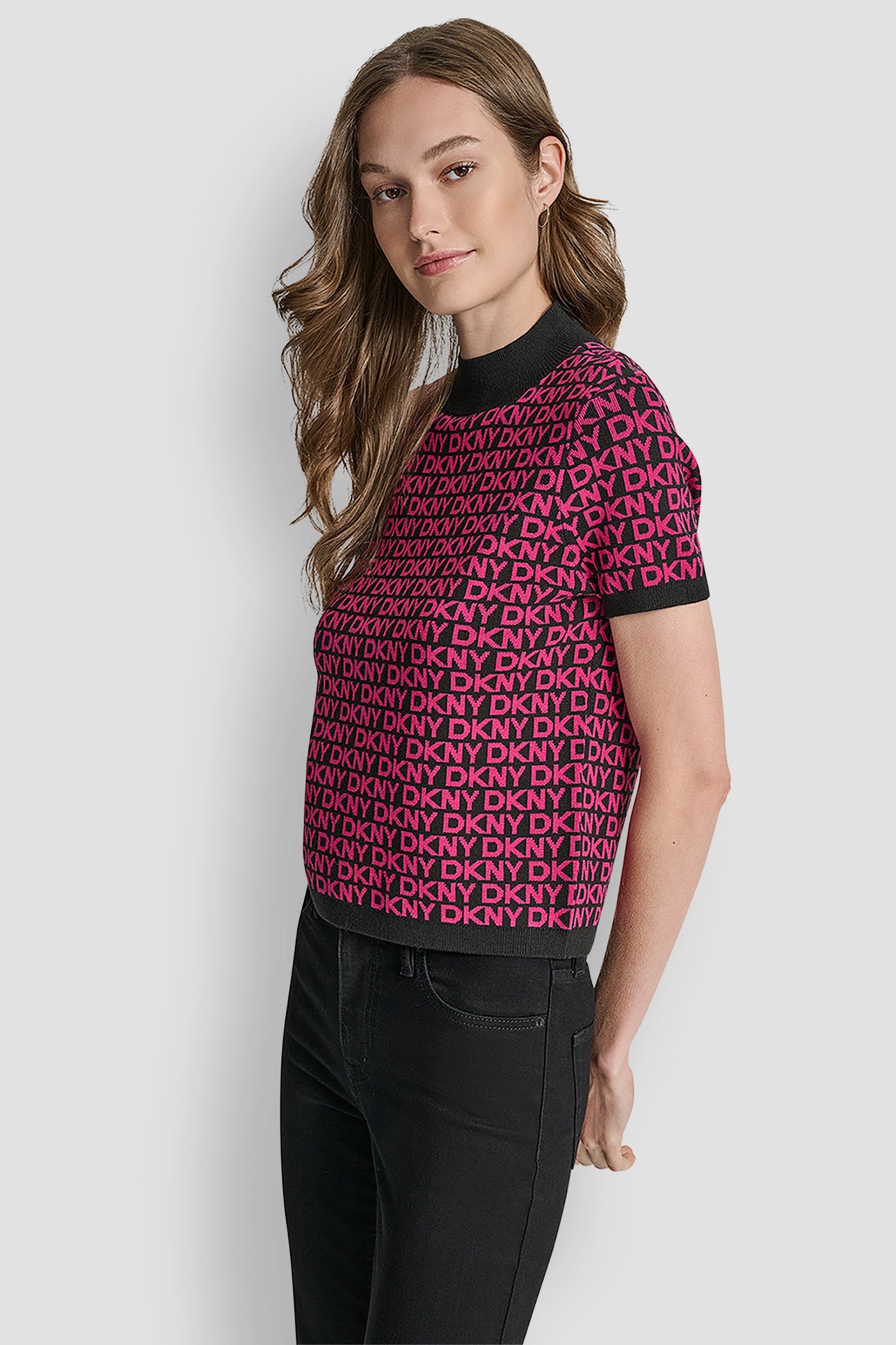LOGO JACQUARD TOP