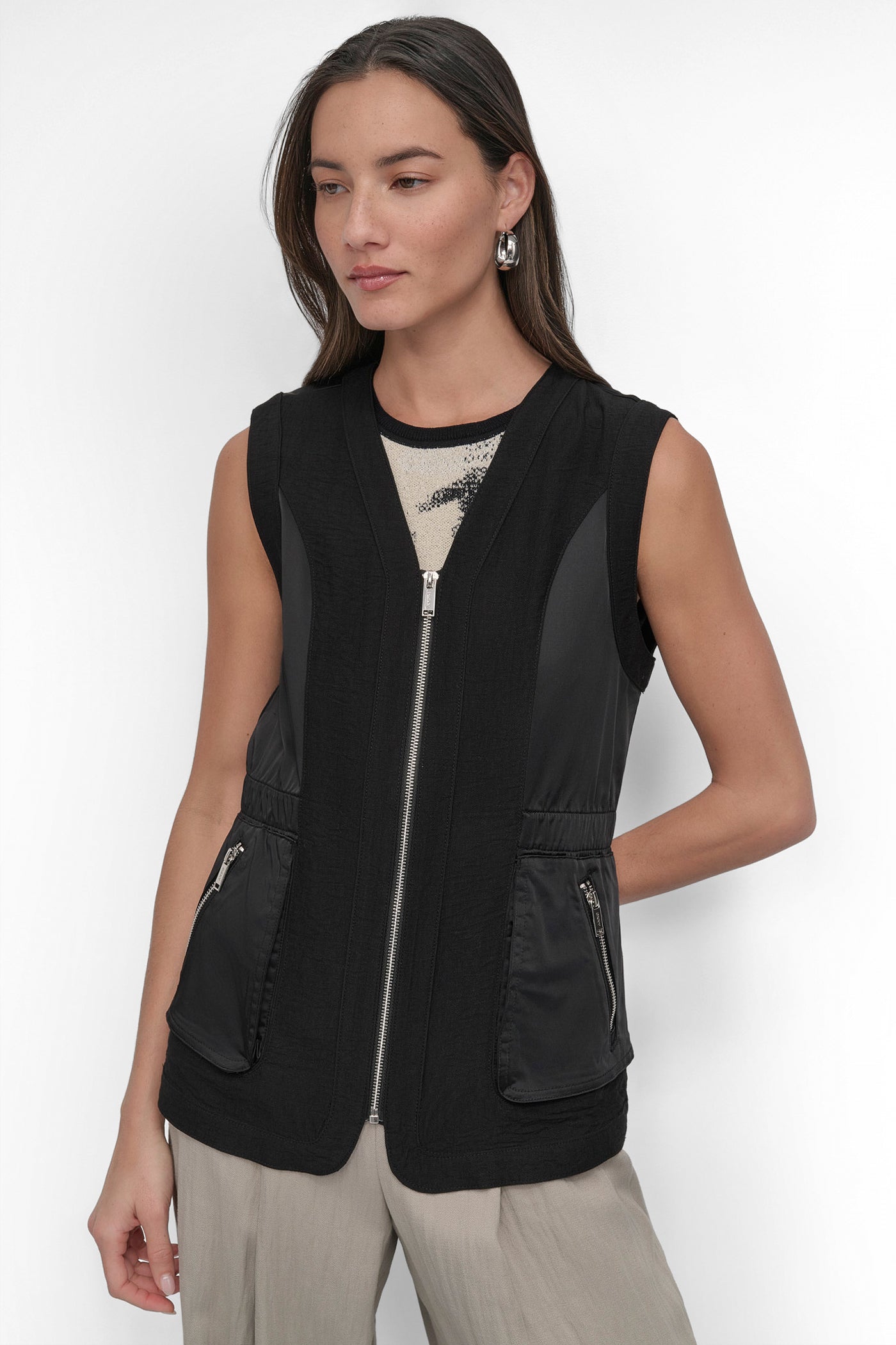 VEST IN SHINE MATTE