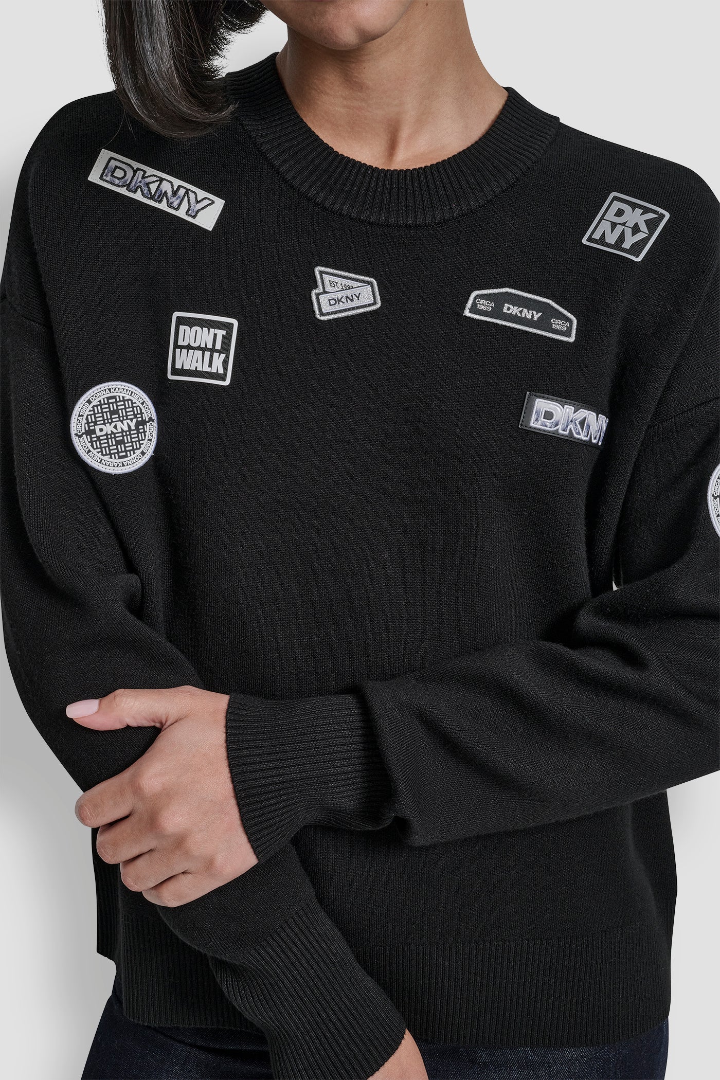PINS AND PATCHES SWEATER