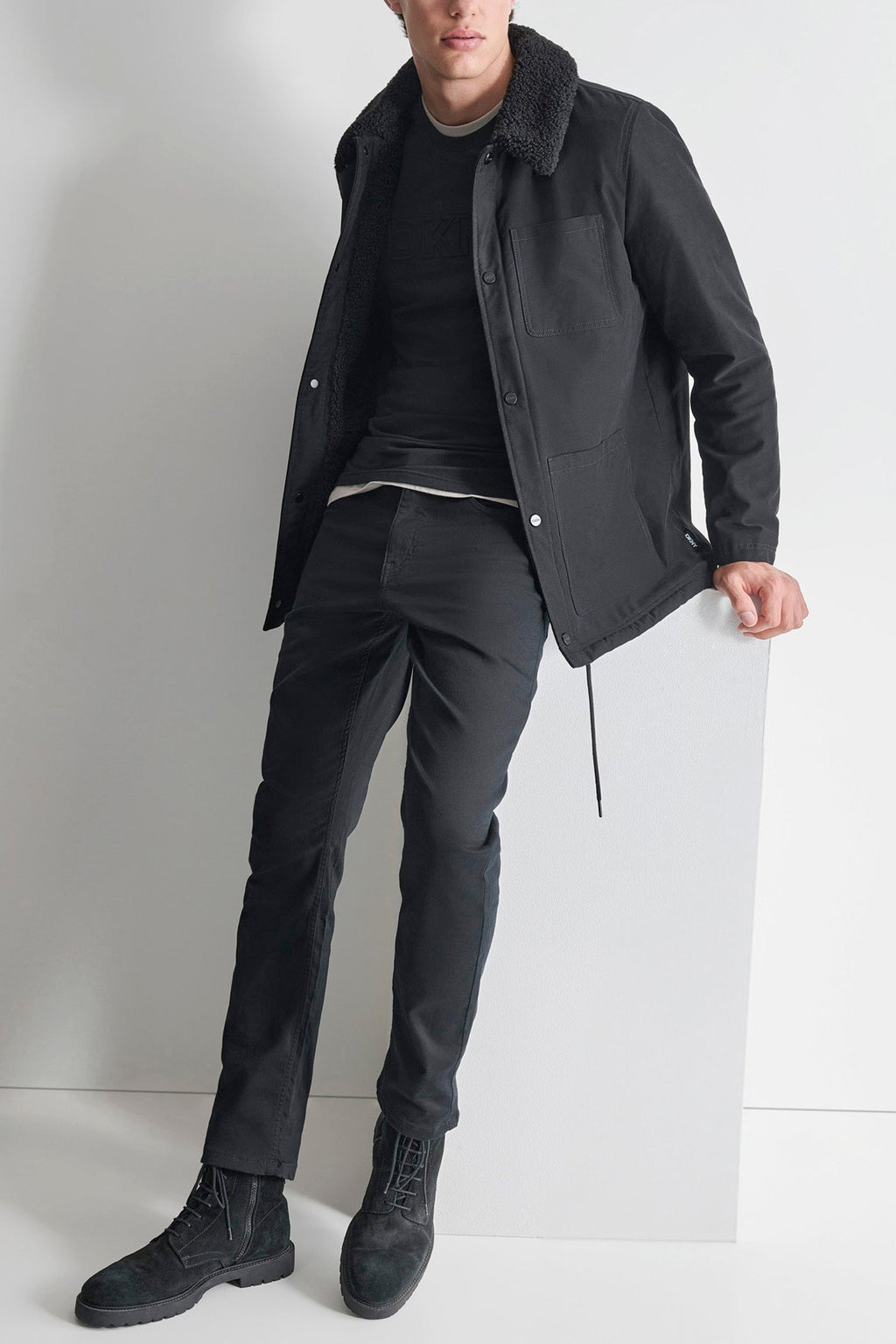 SHERPA LINED COTTON WORKER JACKET