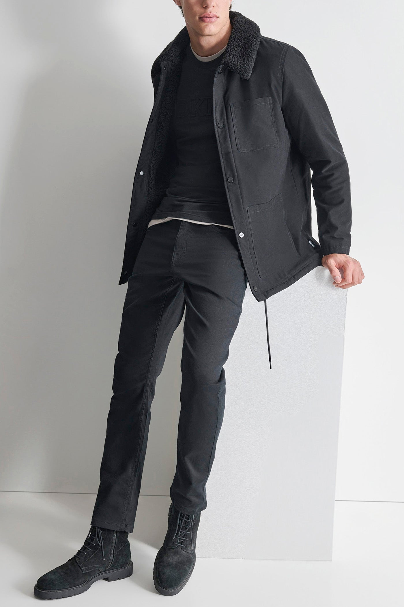 SHERPA LINED COTTON WORKER JACKET