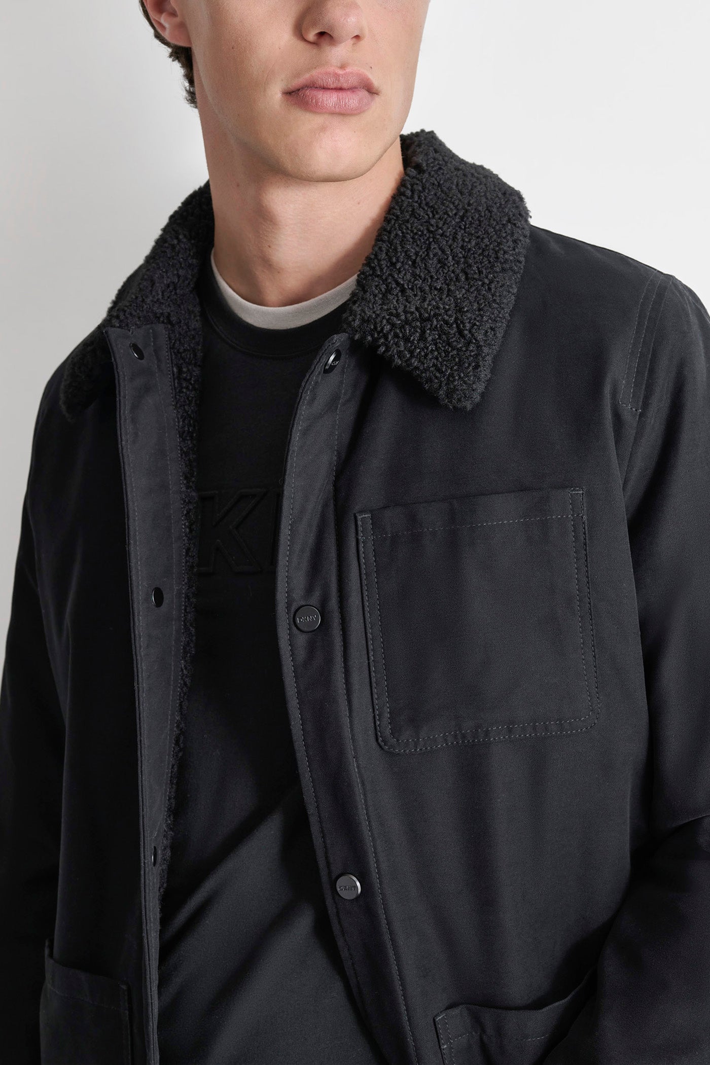 SHERPA LINED COTTON WORKER JACKET