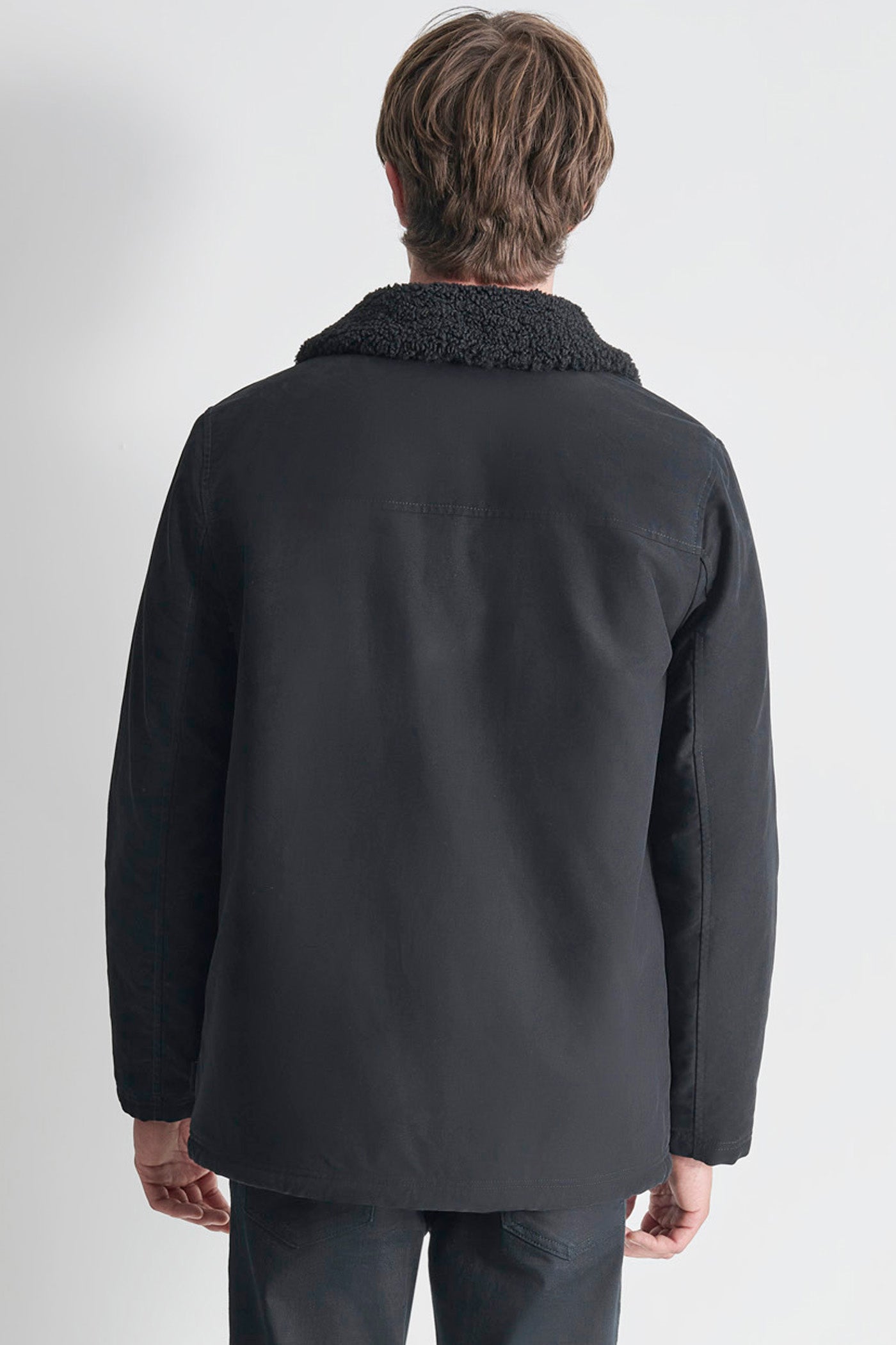 SHERPA LINED COTTON WORKER JACKET