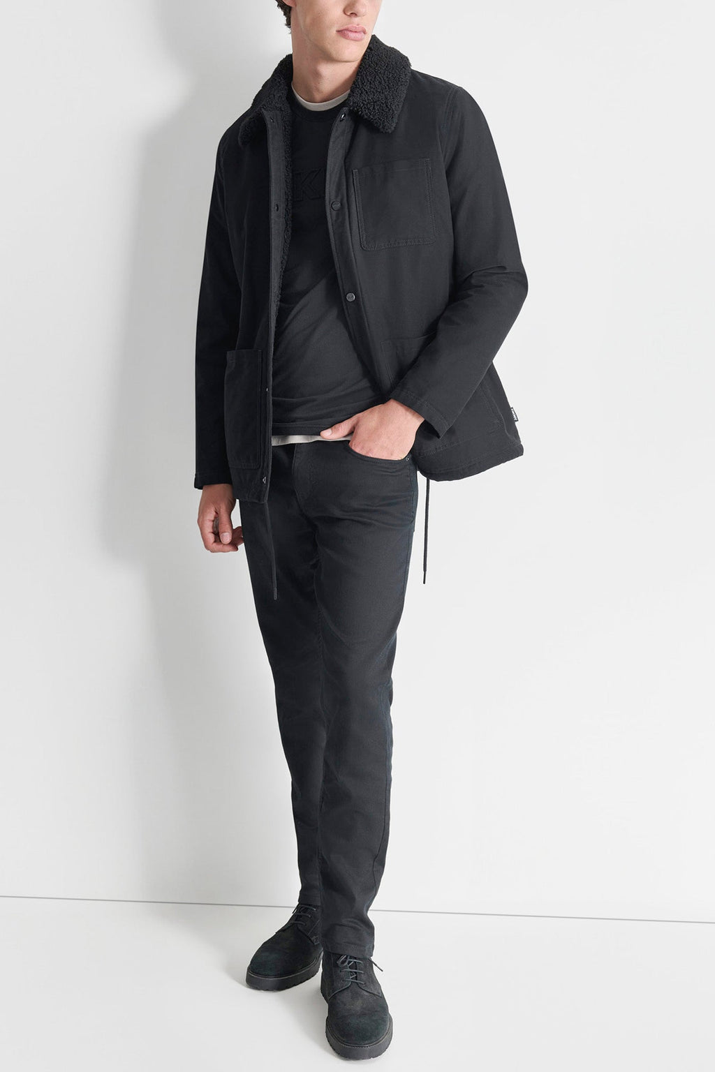 SHERPA LINED COTTON WORKER JACKET