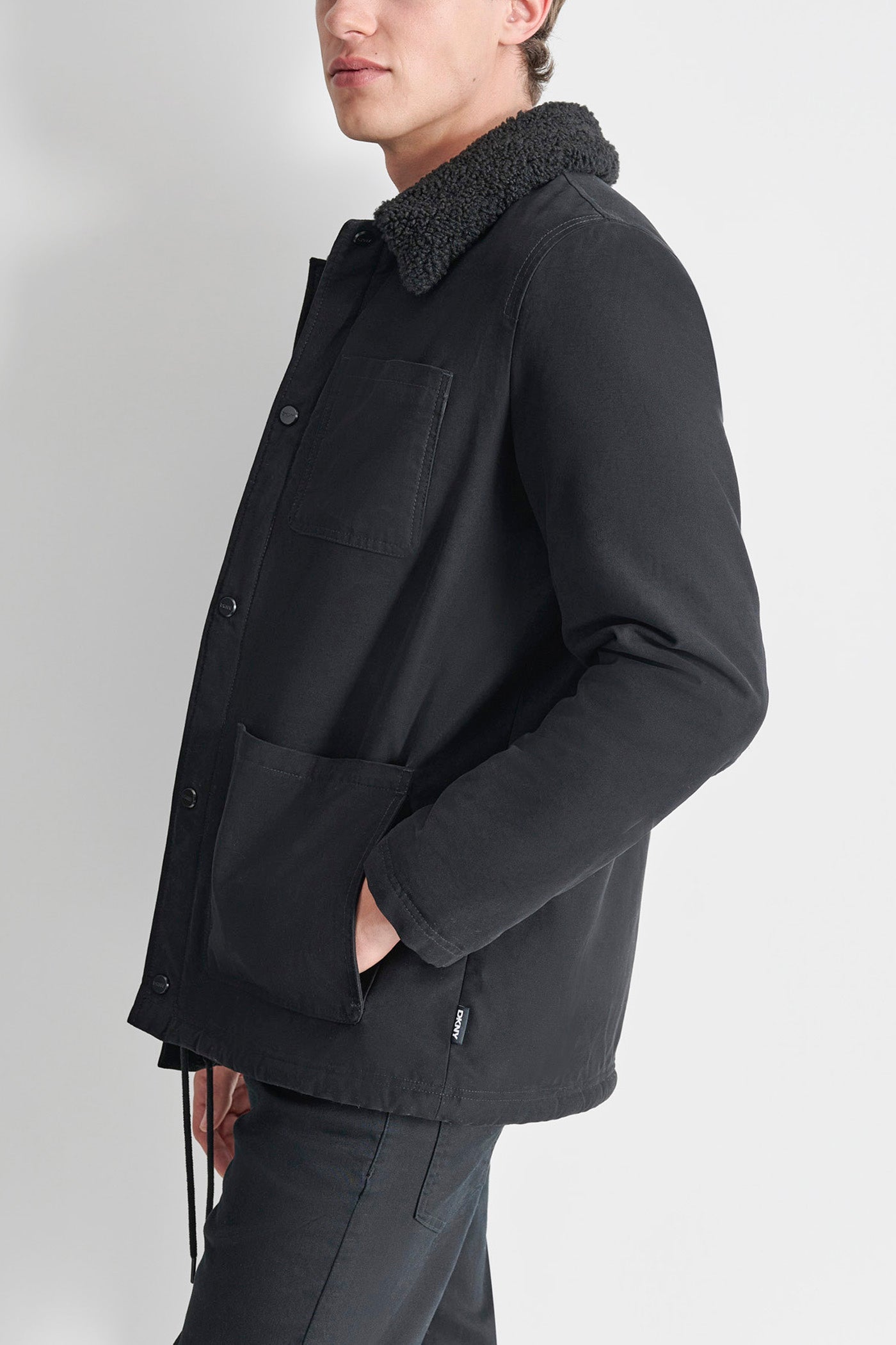 SHERPA LINED COTTON WORKER JACKET