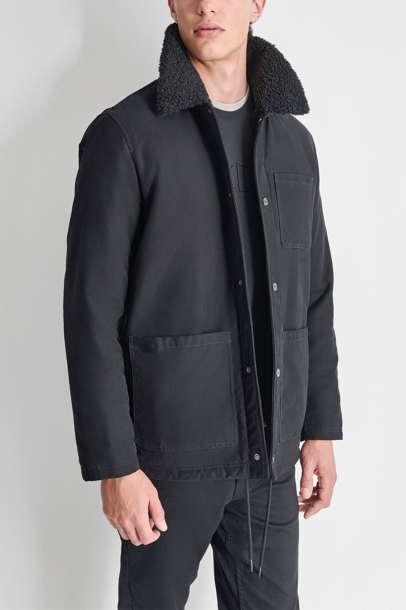 SHERPA LINED COTTON WORKER JACKET