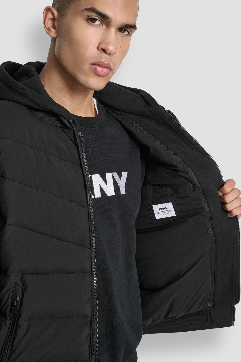 STRETCH BOMBER JACKET
