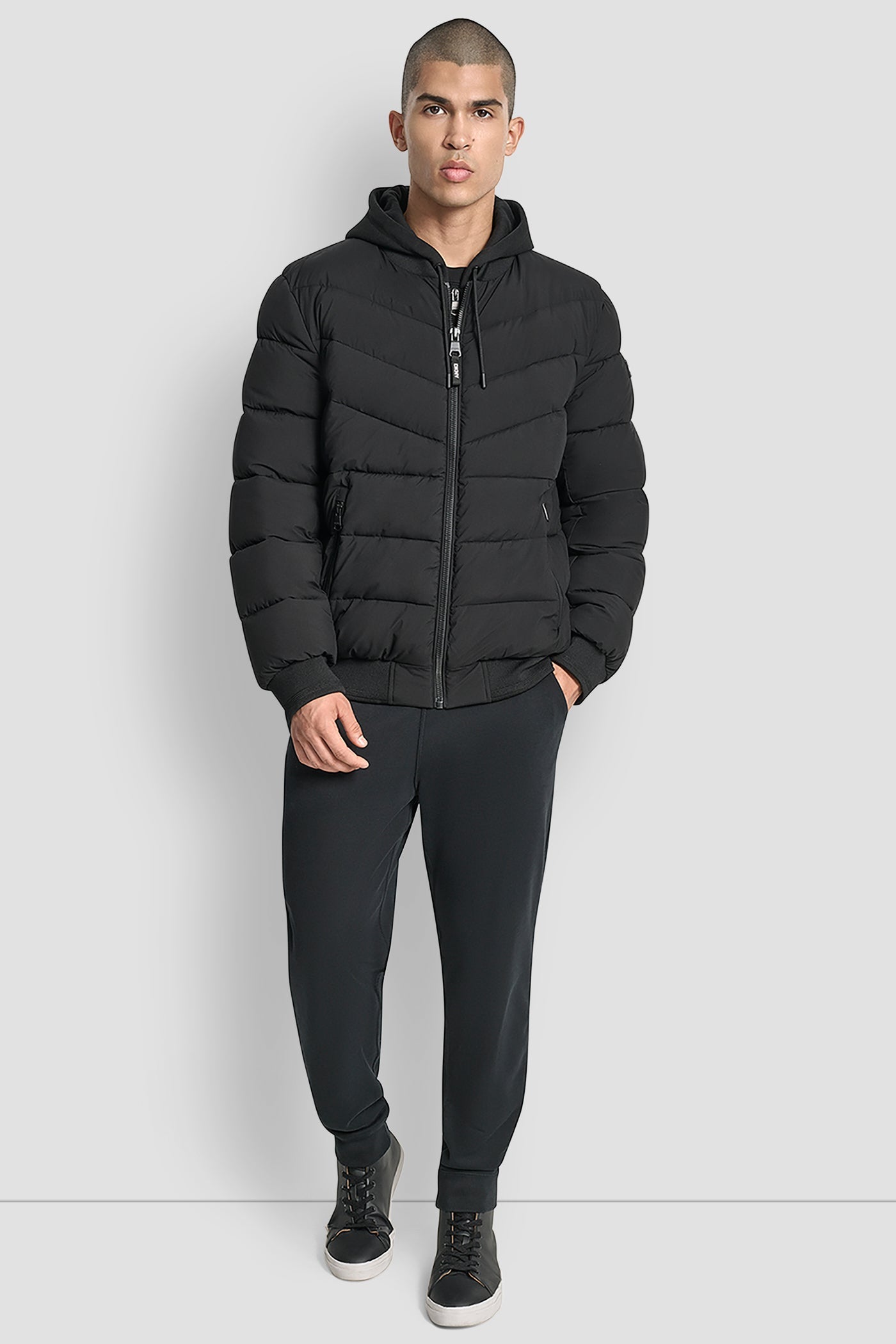 STRETCH BOMBER JACKET