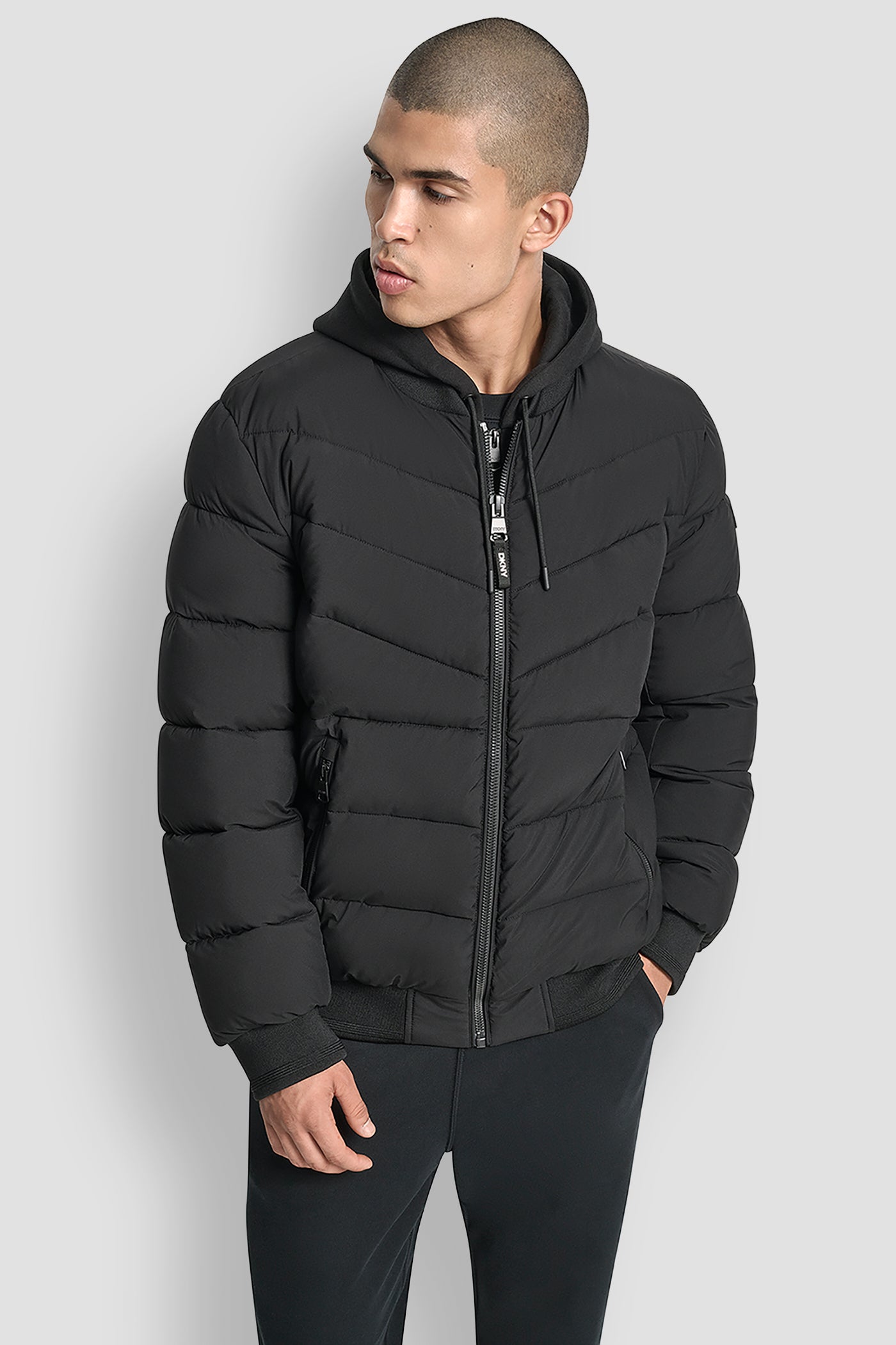 STRETCH BOMBER JACKET