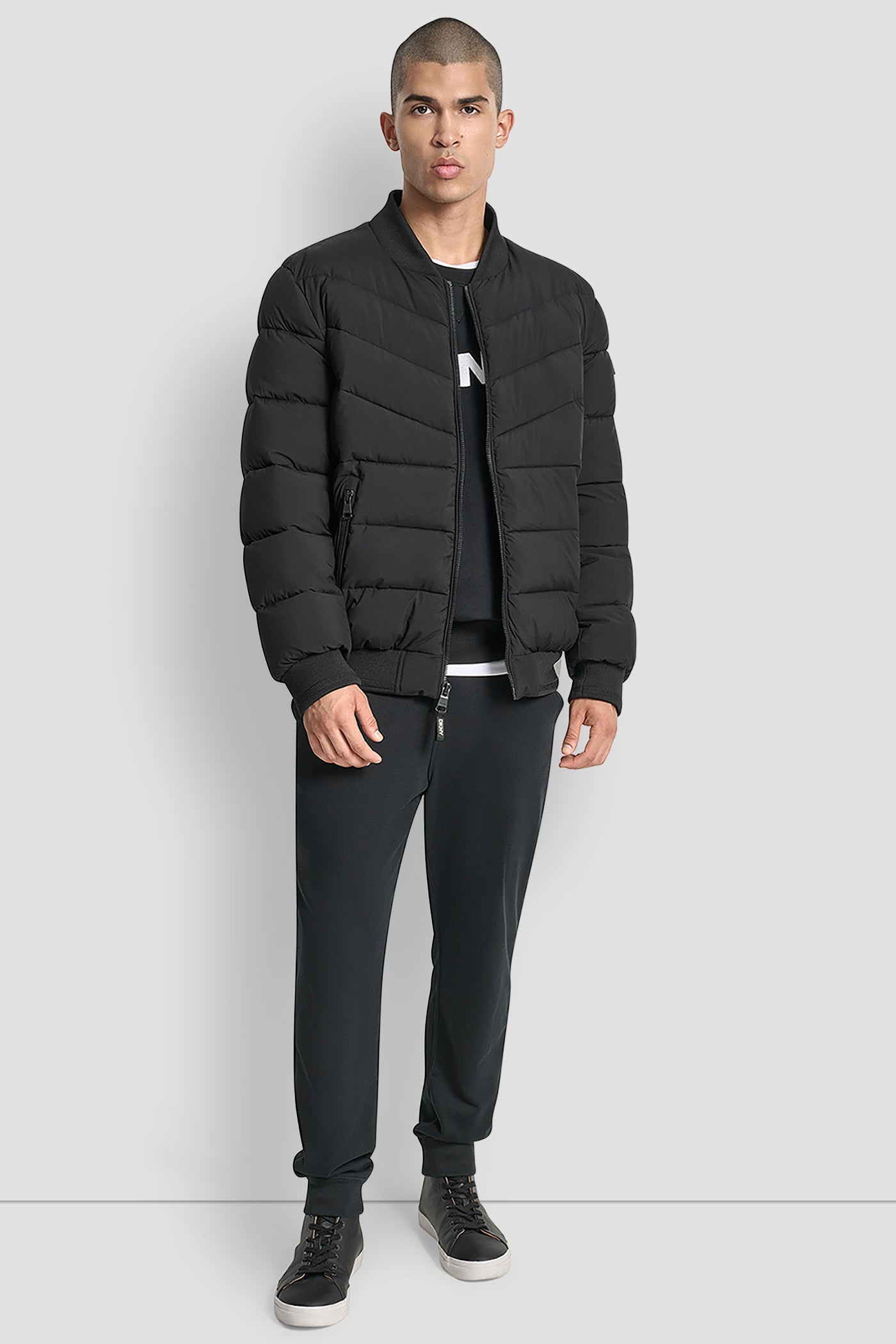STRETCH BOMBER JACKET