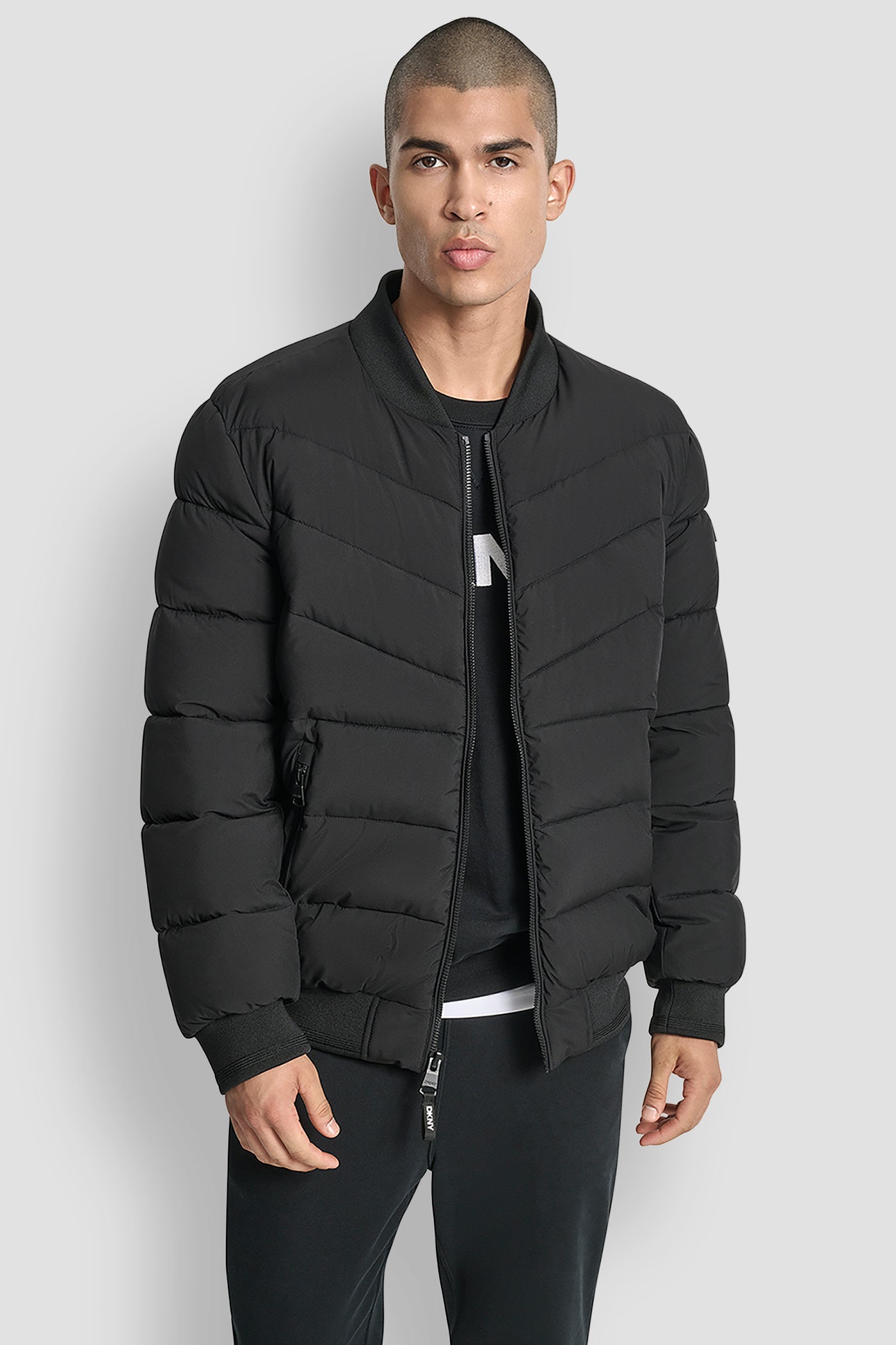 STRETCH BOMBER JACKET