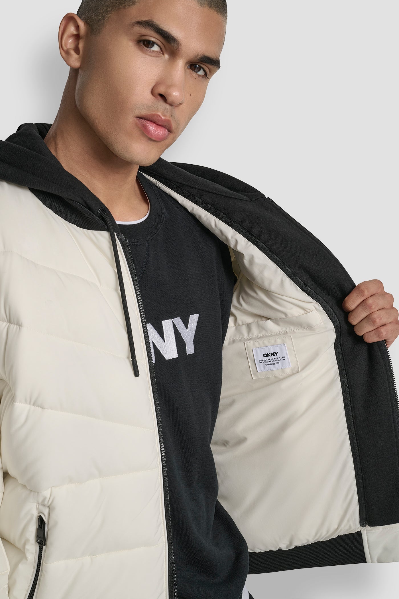 STRETCH BOMBER JACKET