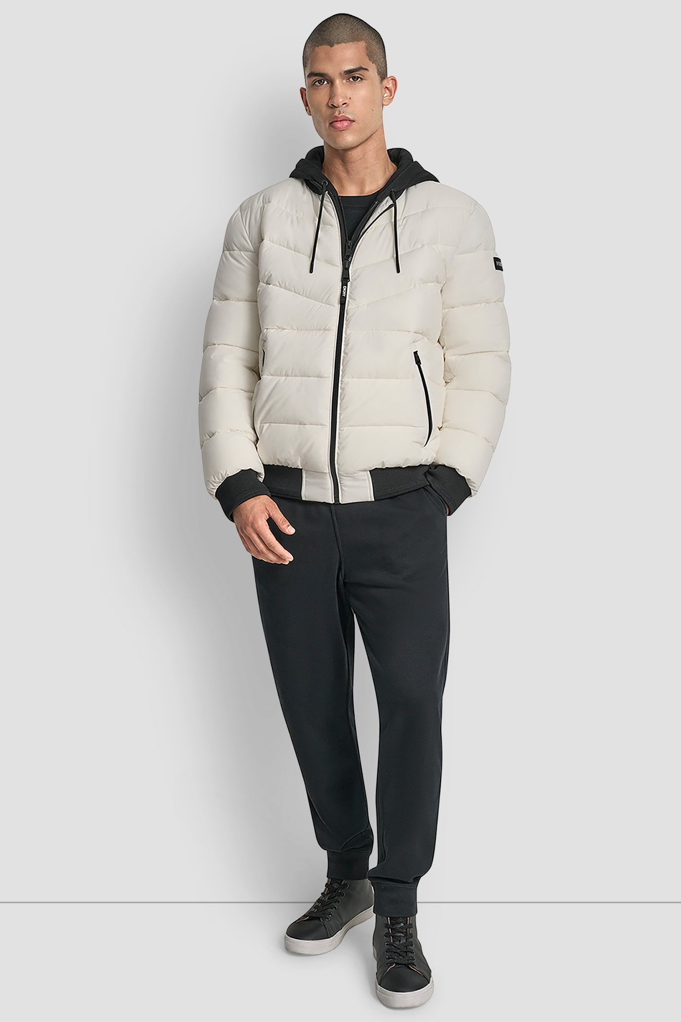 STRETCH BOMBER JACKET