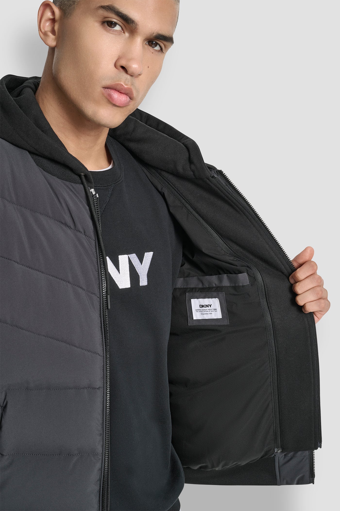 STRETCH BOMBER JACKET