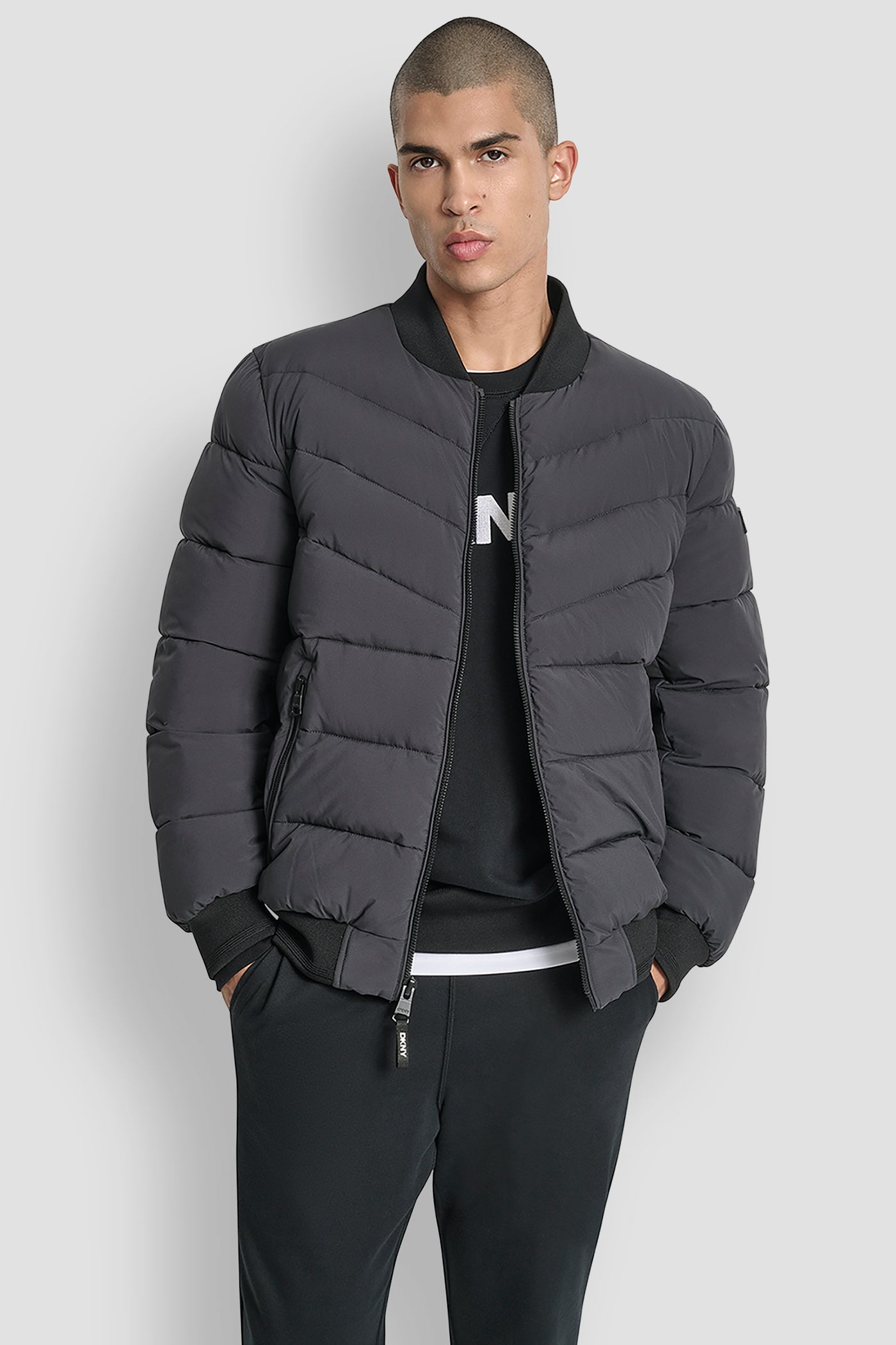 STRETCH BOMBER JACKET