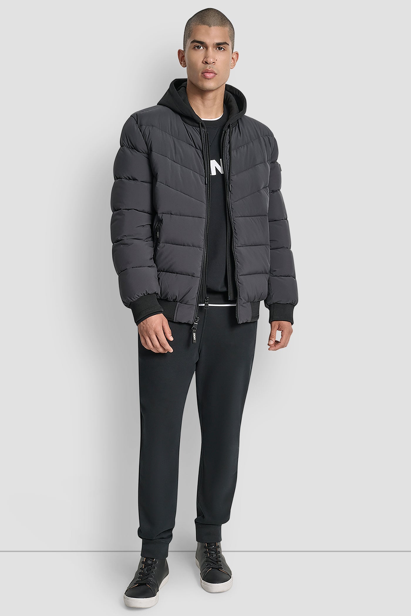 STRETCH BOMBER JACKET