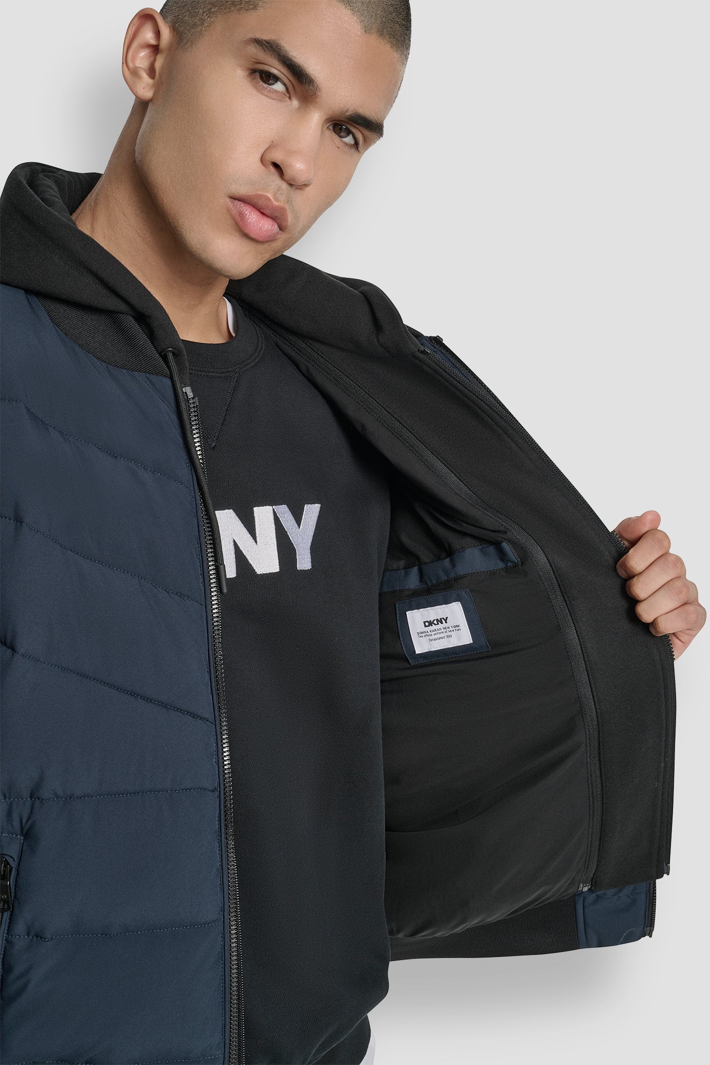 STRETCH BOMBER JACKET