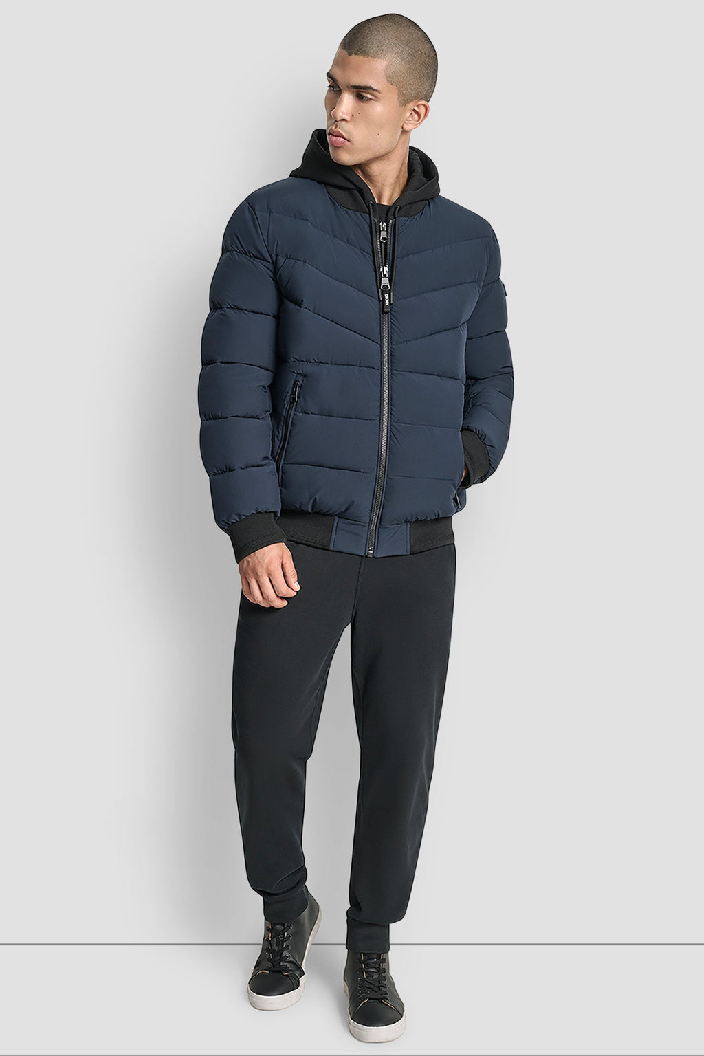 STRETCH BOMBER JACKET