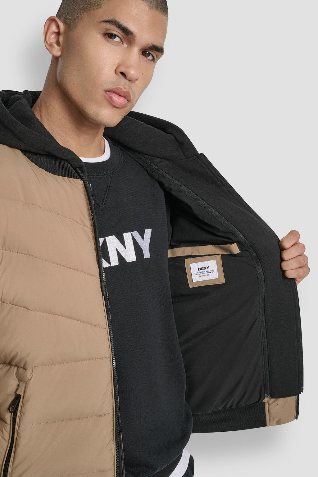 STRETCH BOMBER JACKET