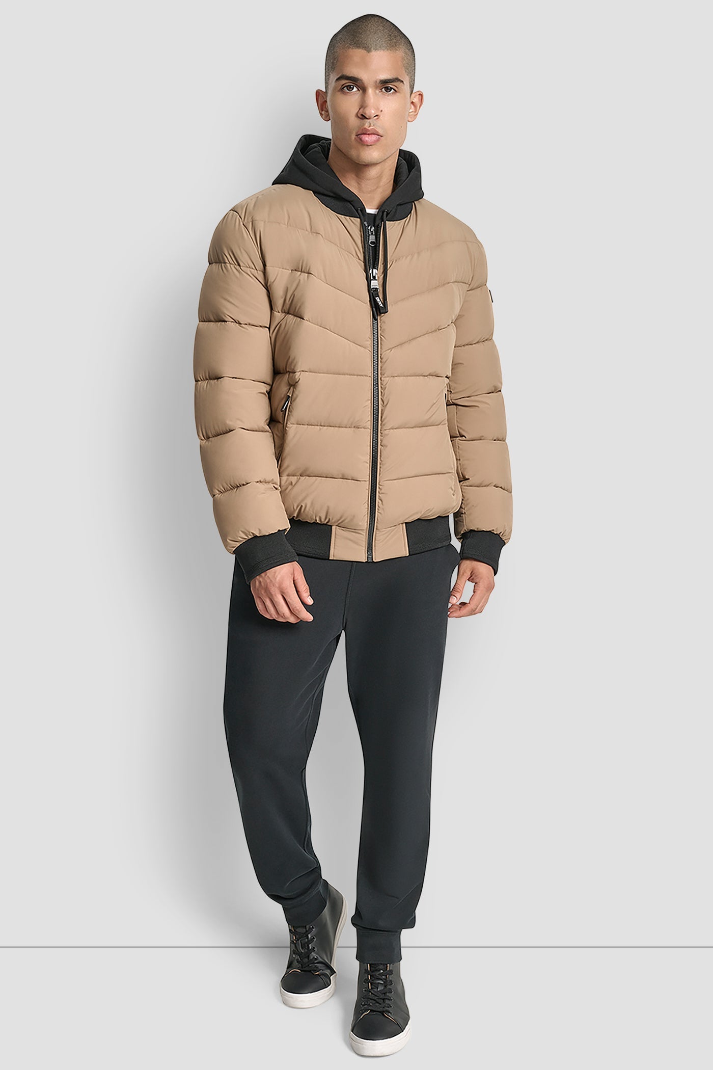 STRETCH BOMBER JACKET