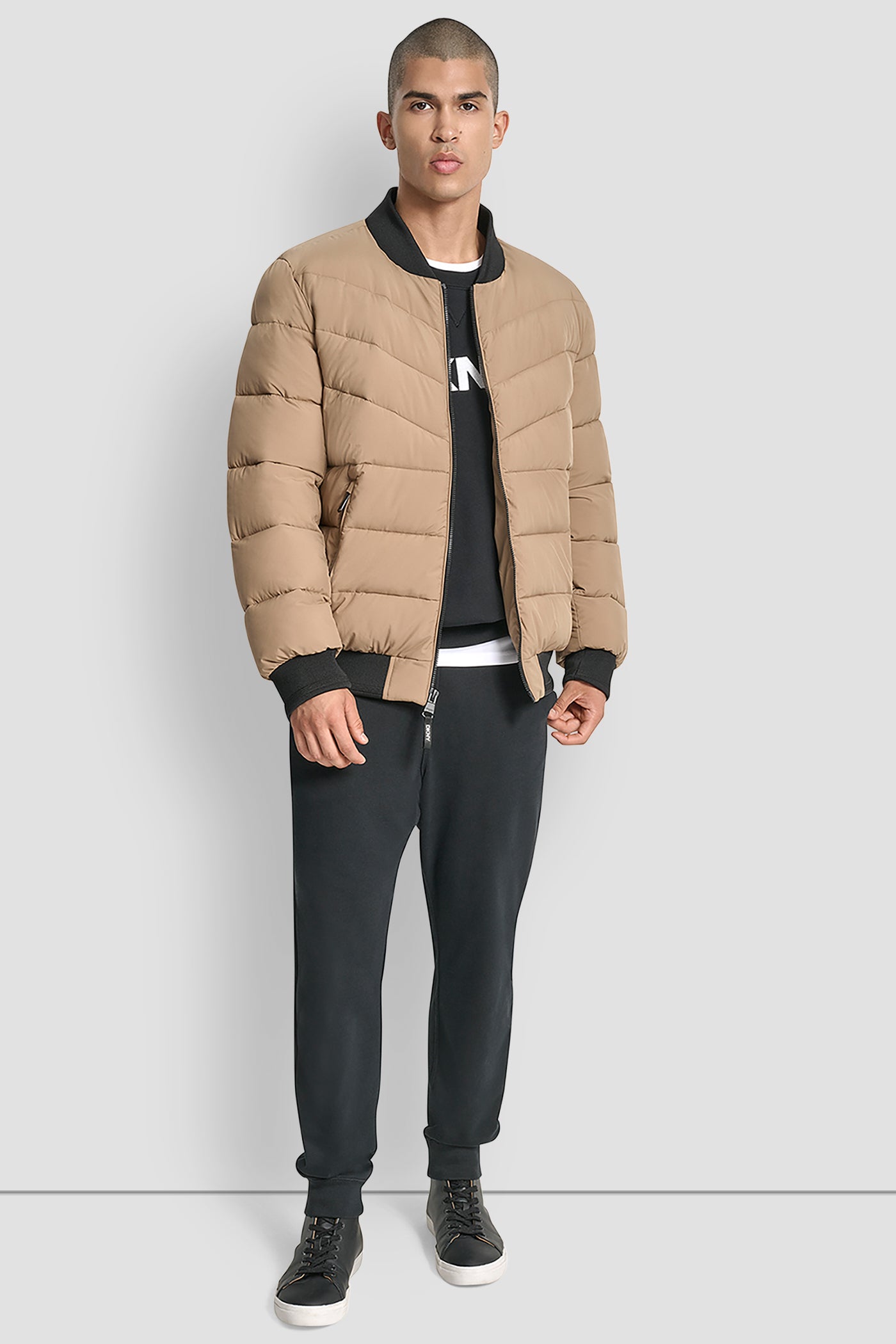STRETCH BOMBER JACKET