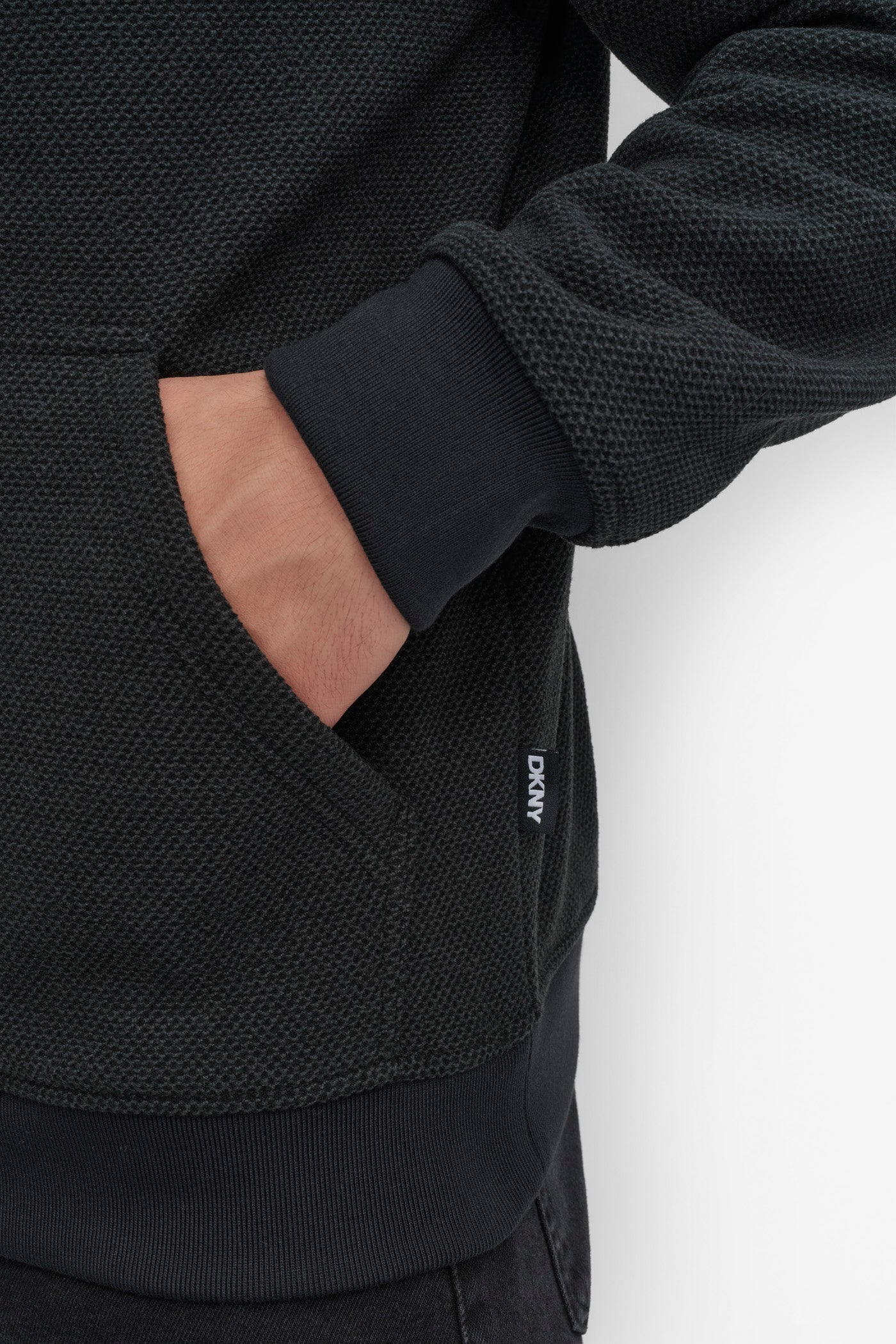 SHERPA LINED SWEATER KNIT BOMBER