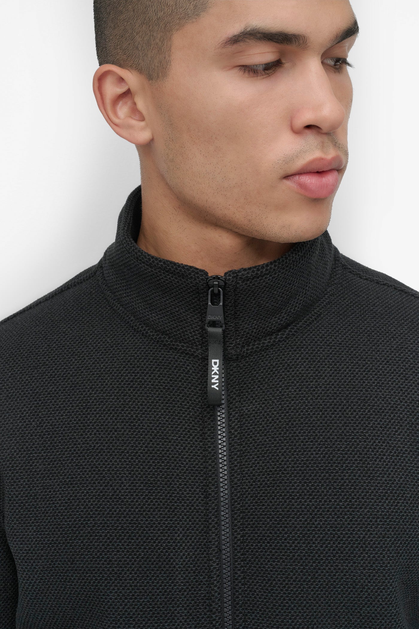 SHERPA LINED SWEATER KNIT BOMBER